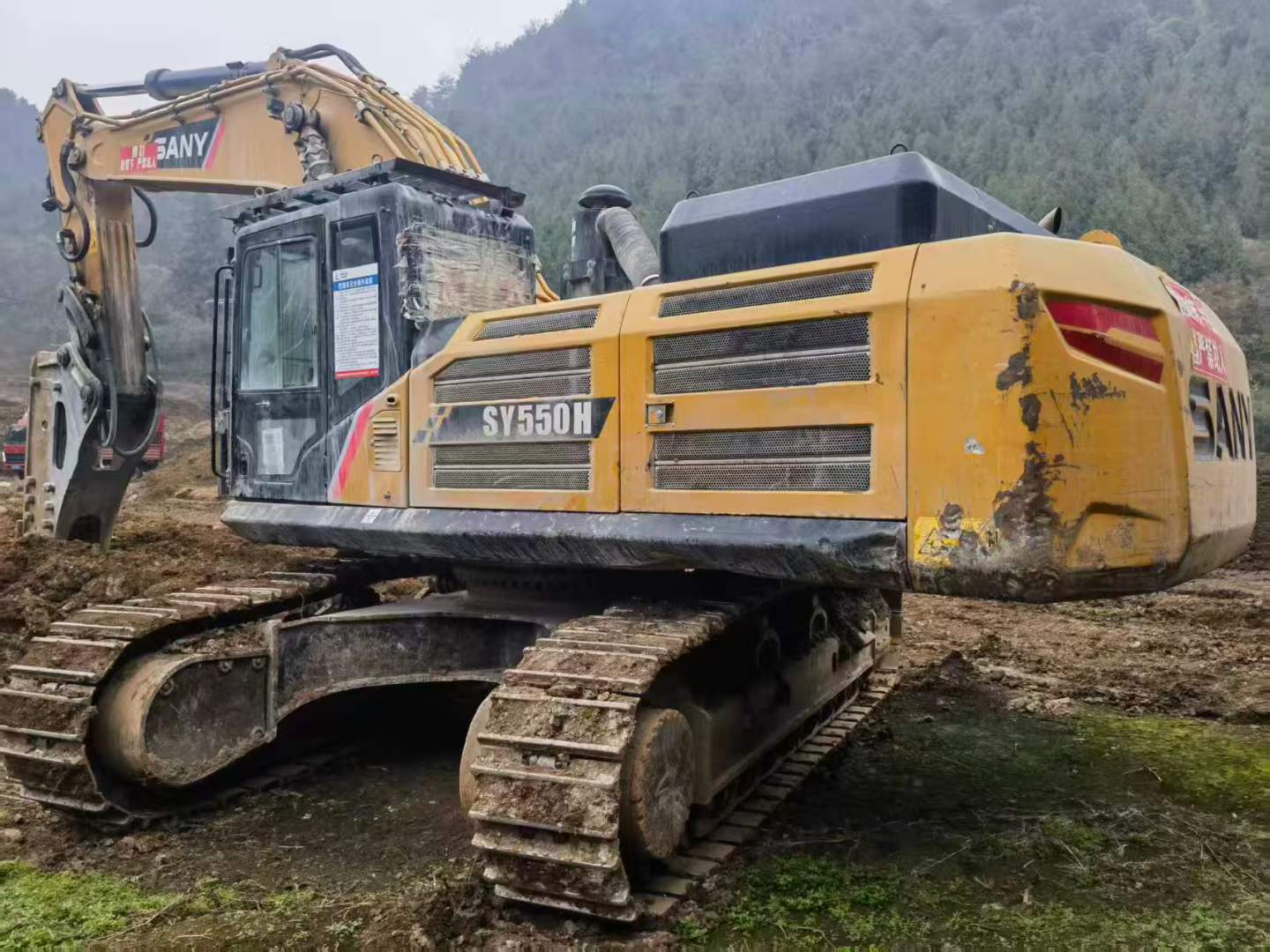 Buy Sany SY550H Used Excavator