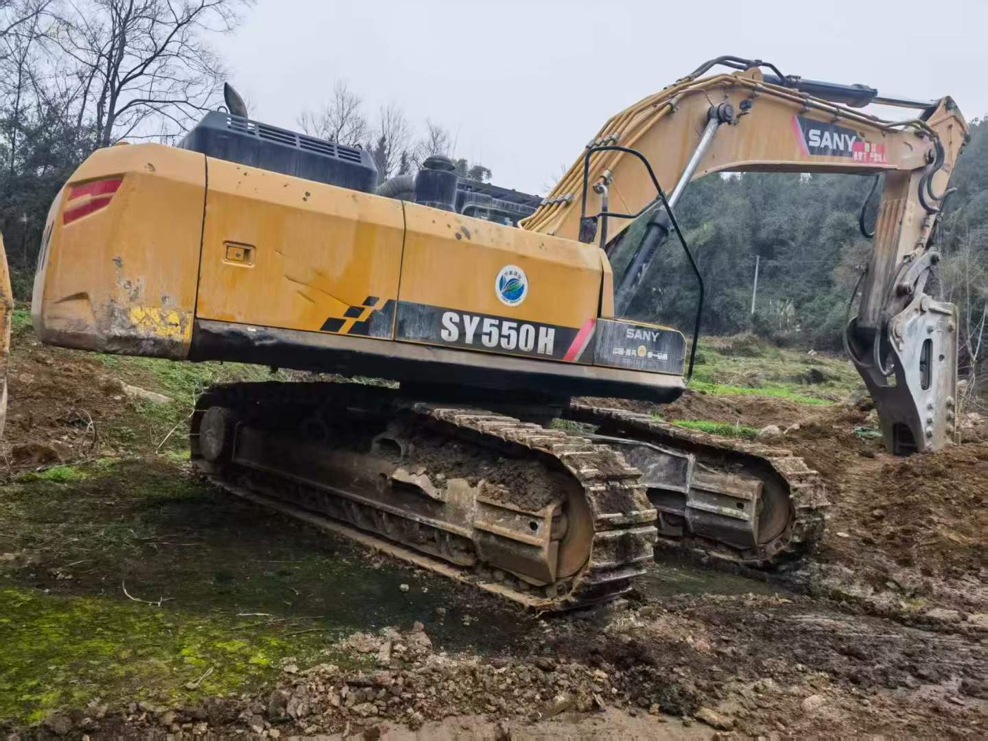 Used Sany SY550H Excavator 2016 Model / 2