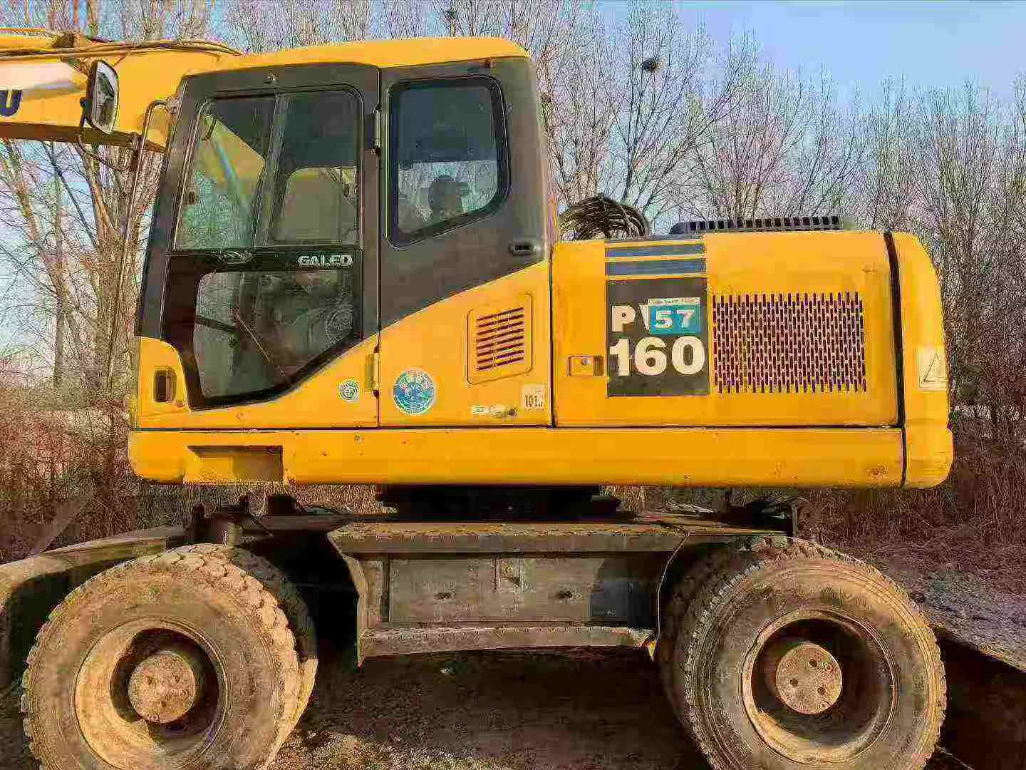 Used Komatsu PW160-7 Excavator 2016 Model / 3