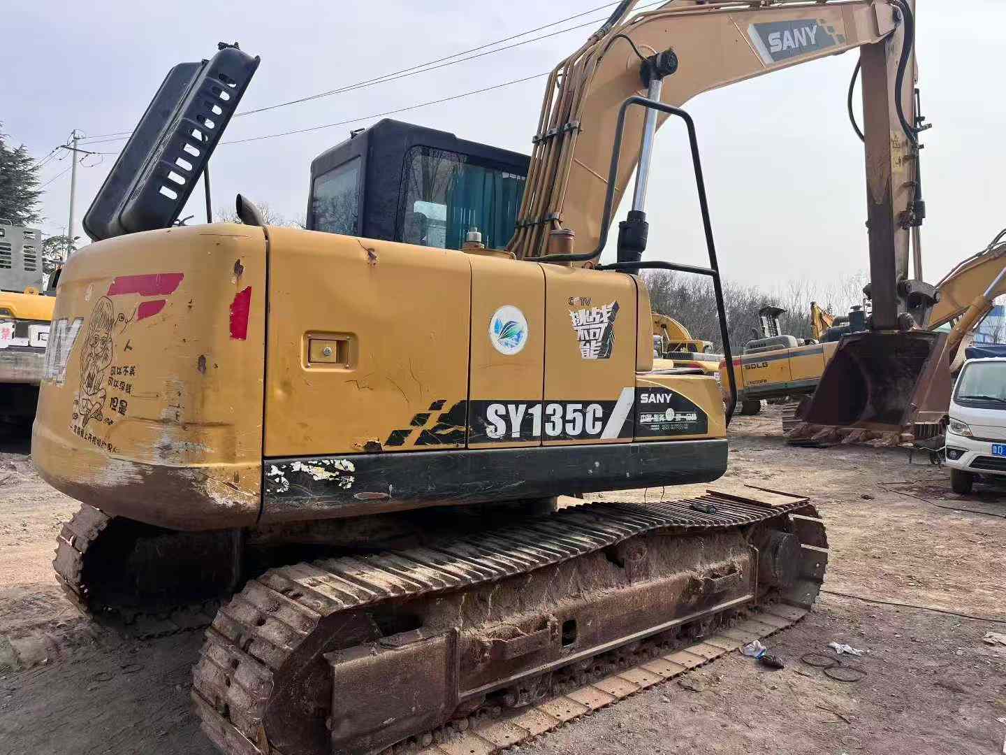 Used Sany SY135 Excavator 2017 Model / 2