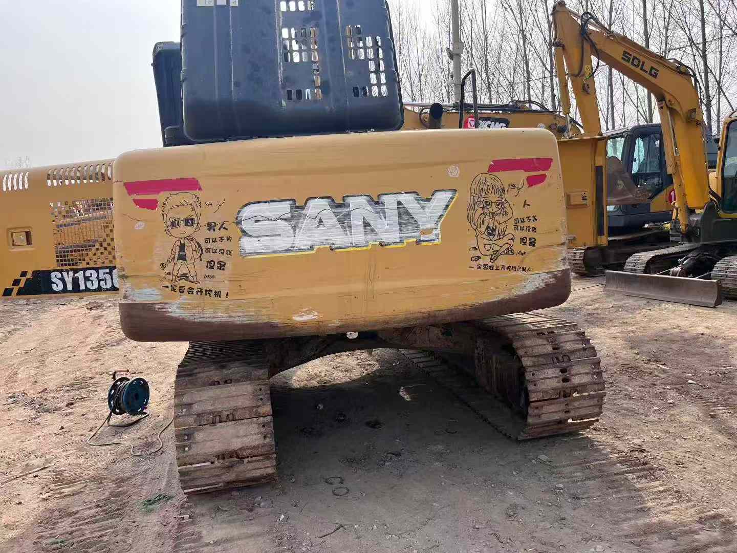 Used Sany SY135 Excavator 2017 Model / 3