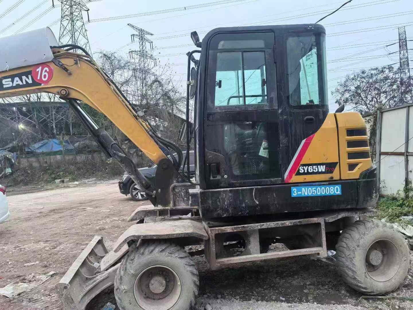 Used Sany SY65W Excavator 2021 Model / 7