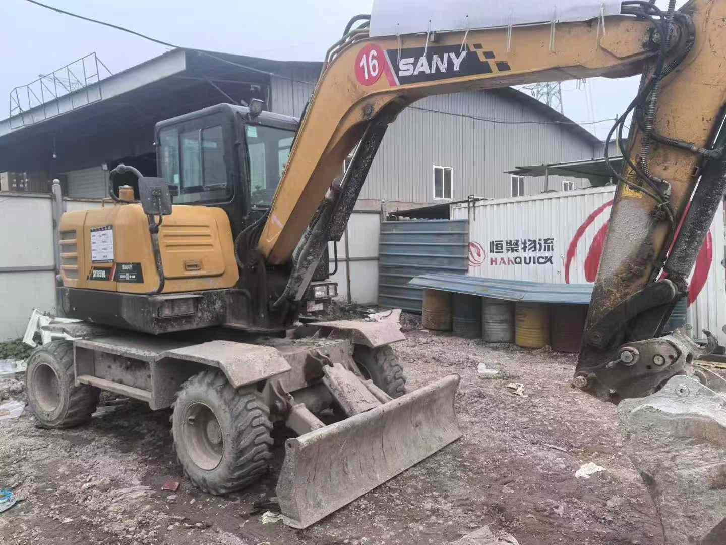 Buy Sany SY65W Used Excavator