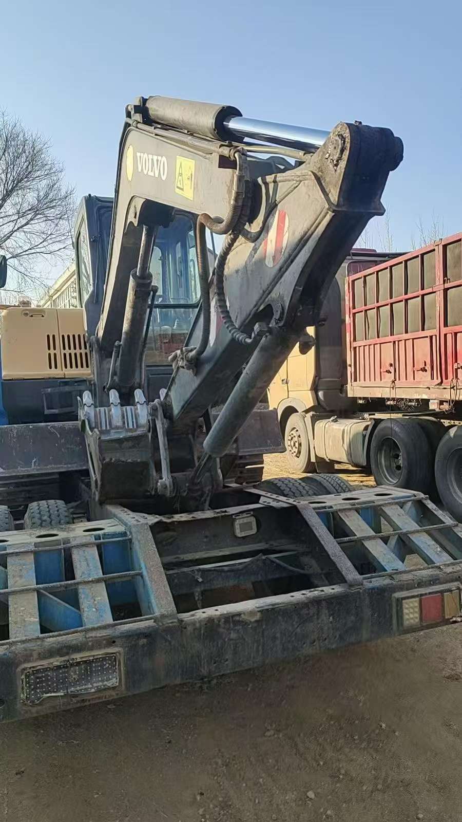 Buy Volvo EW55 Used Excavator