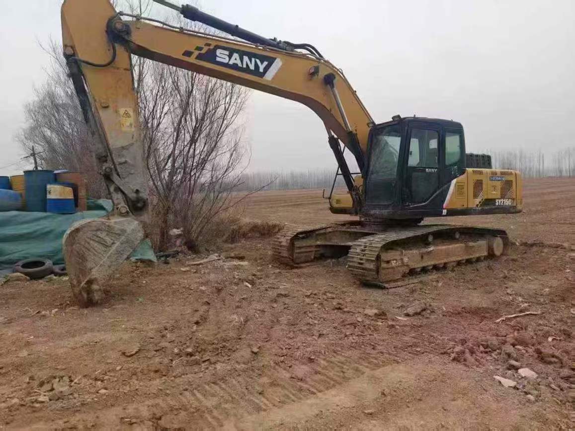 Used Sany SY215W Excavator 2017 Model / 2