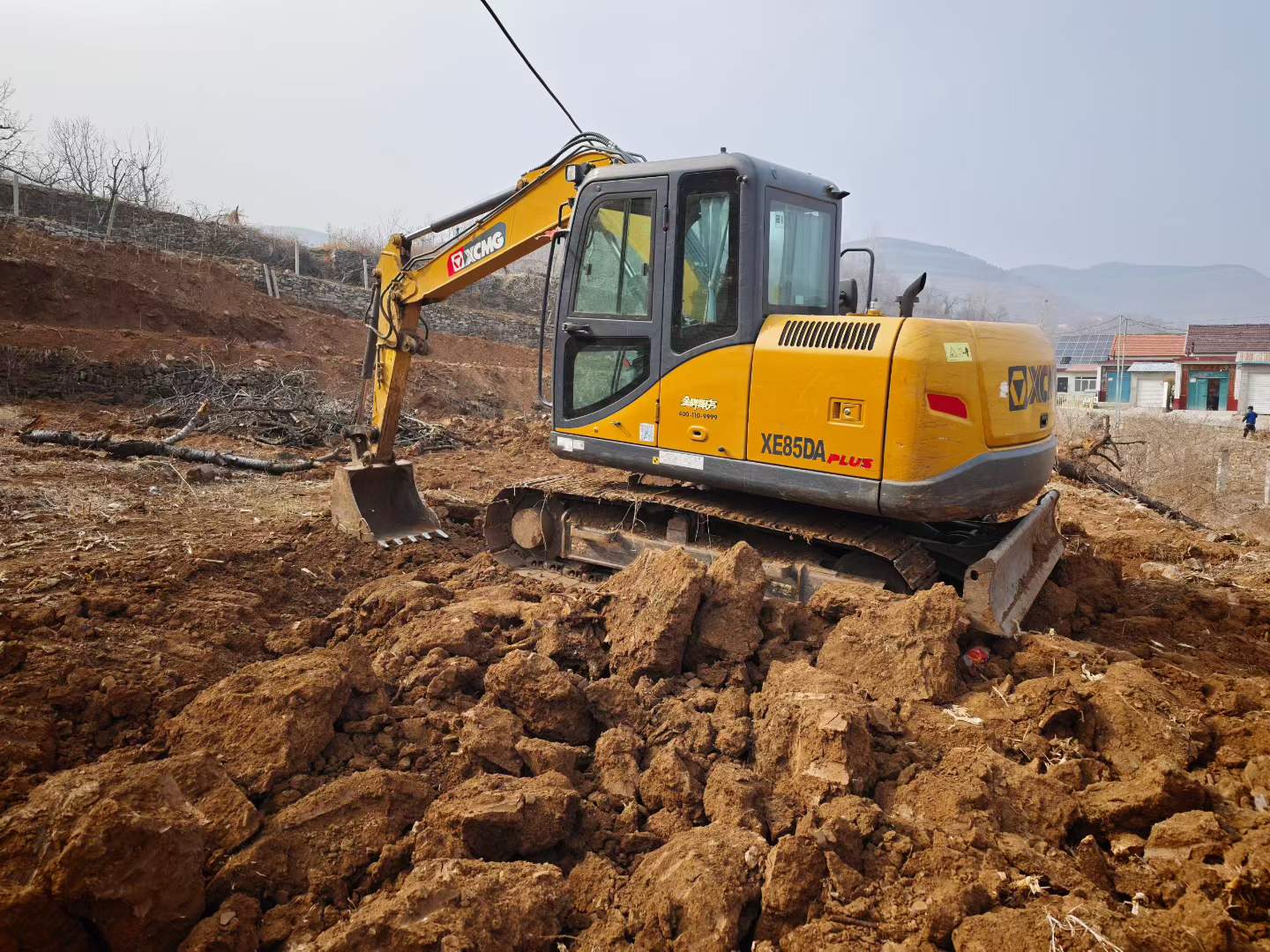 Used XCMG XE75WD Excavator 2016 Model / 2