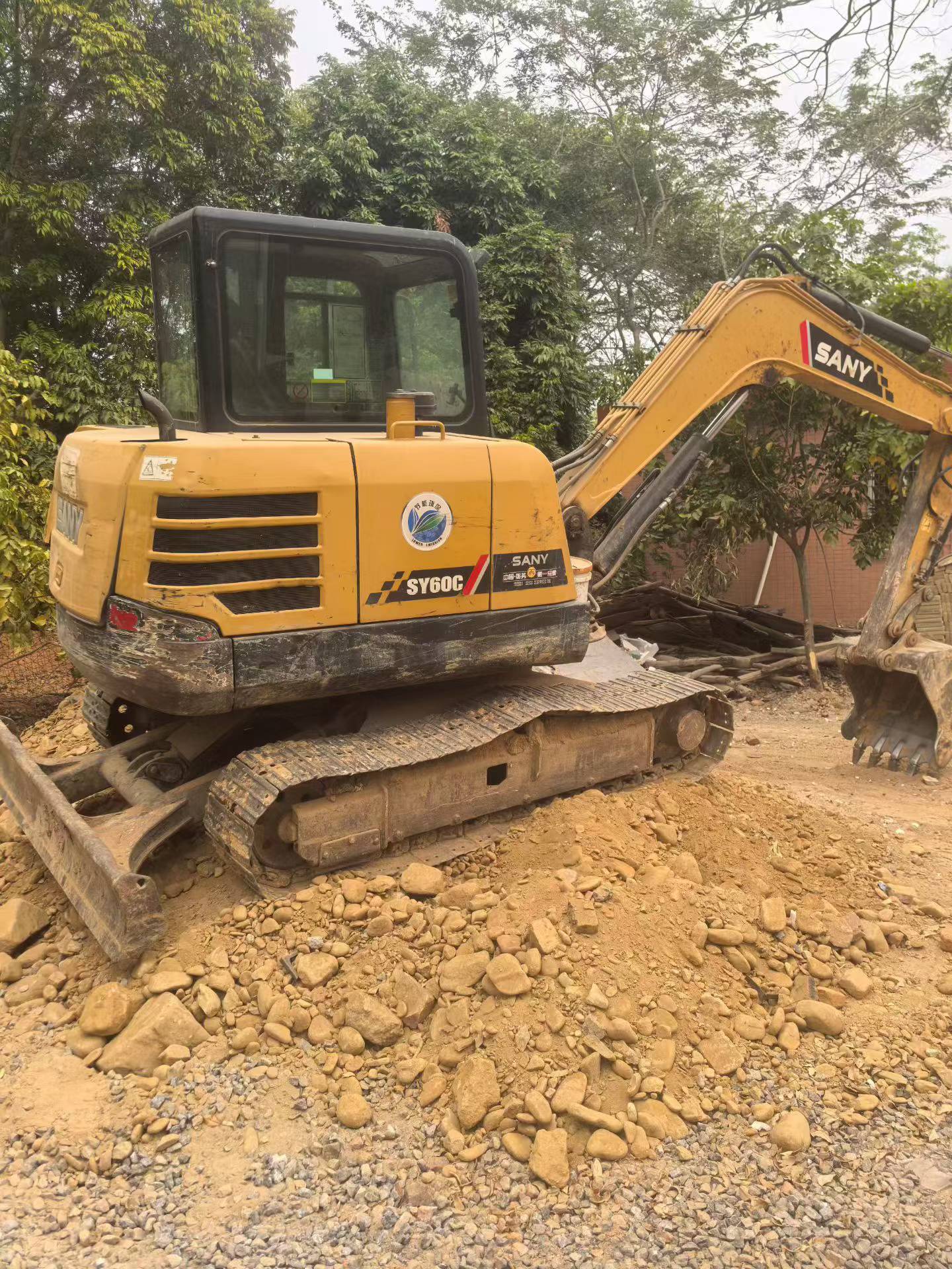 Used Sany SY55 Excavator 2016 Model / 4