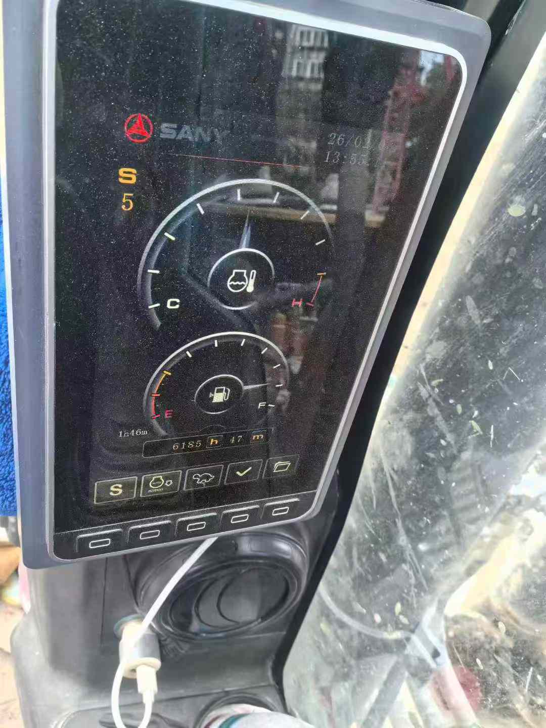 Used Sany SY135 Excavator 2016 Model / 6