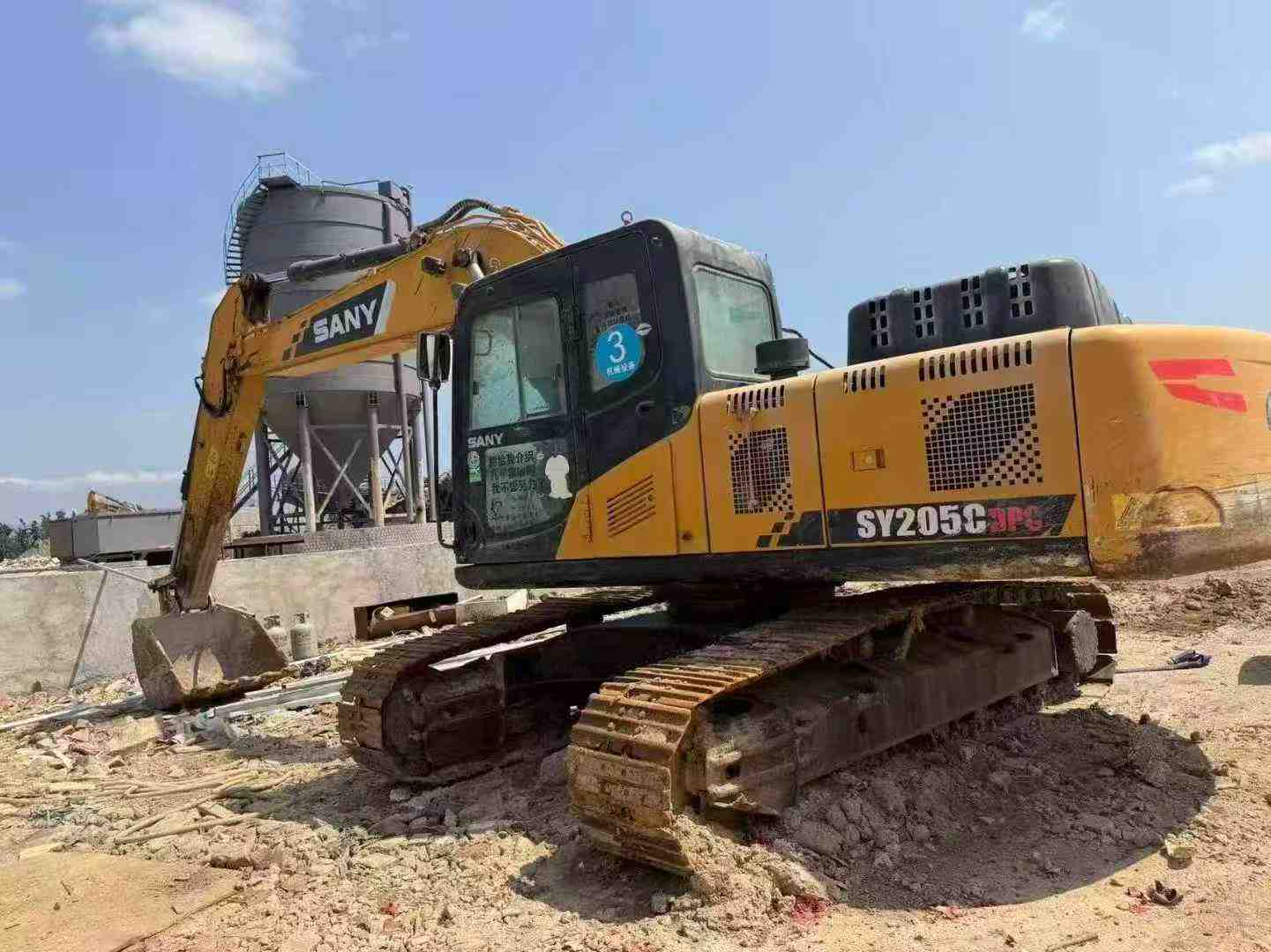 Used Sany SY205C Excavator 2021 Model / 3