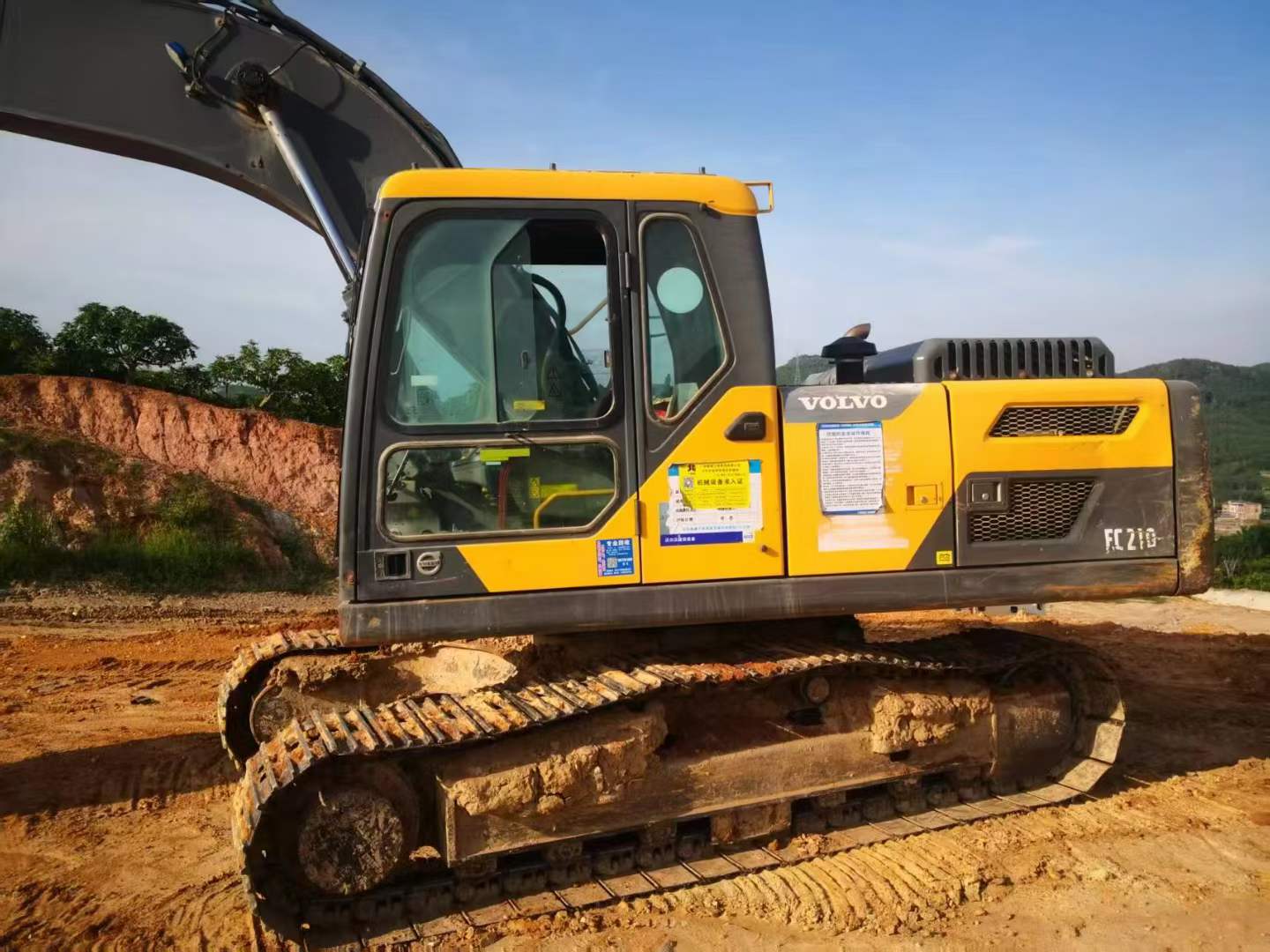 Used Volvo EW210C Excavator 2020 Model / 2