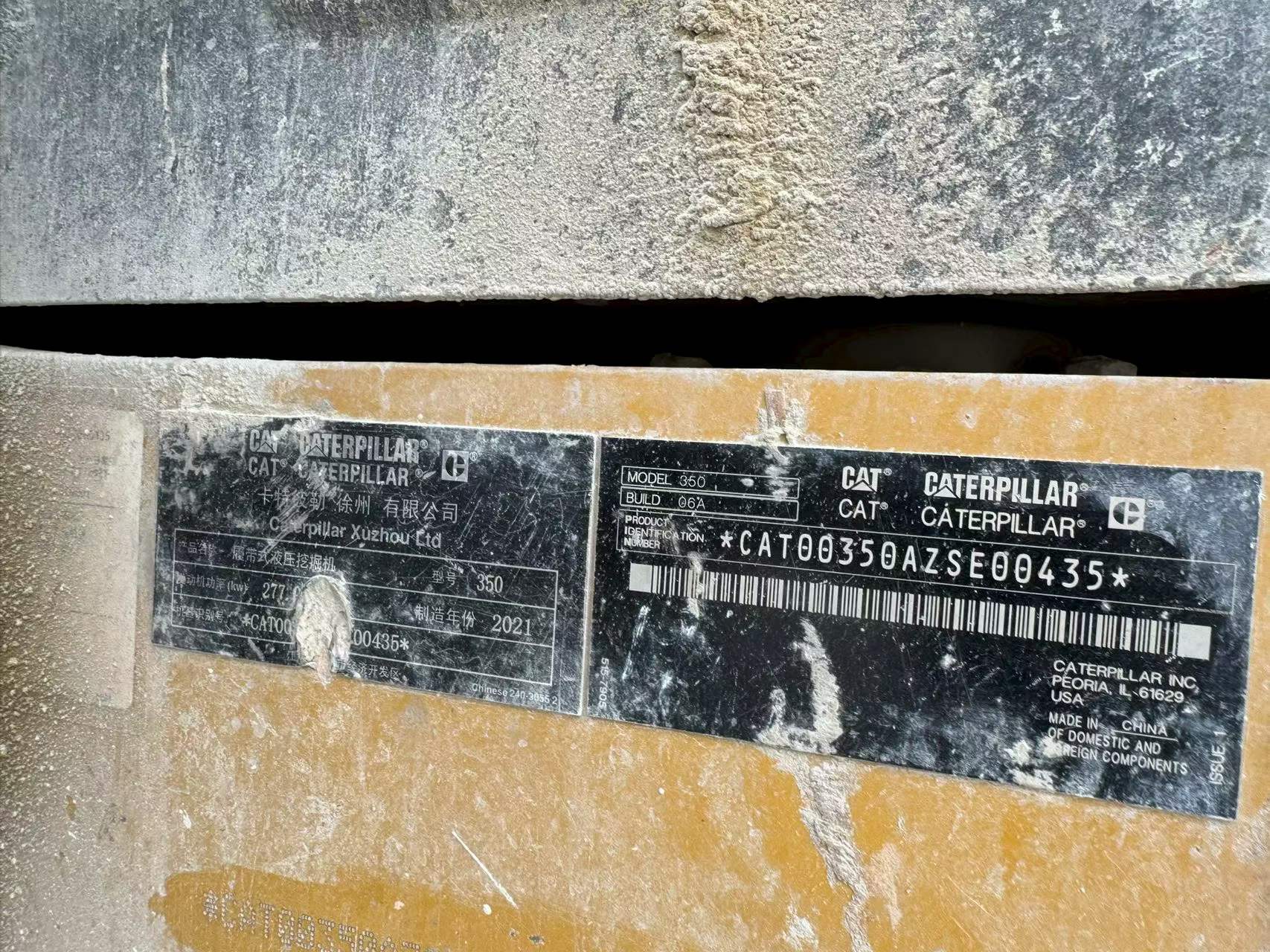 Used Caterpillar 350L Excavator 2021 Model / 5