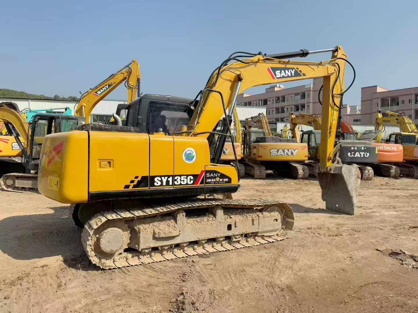 Used Sany SY135-8S Excavator 2016 Model / 2