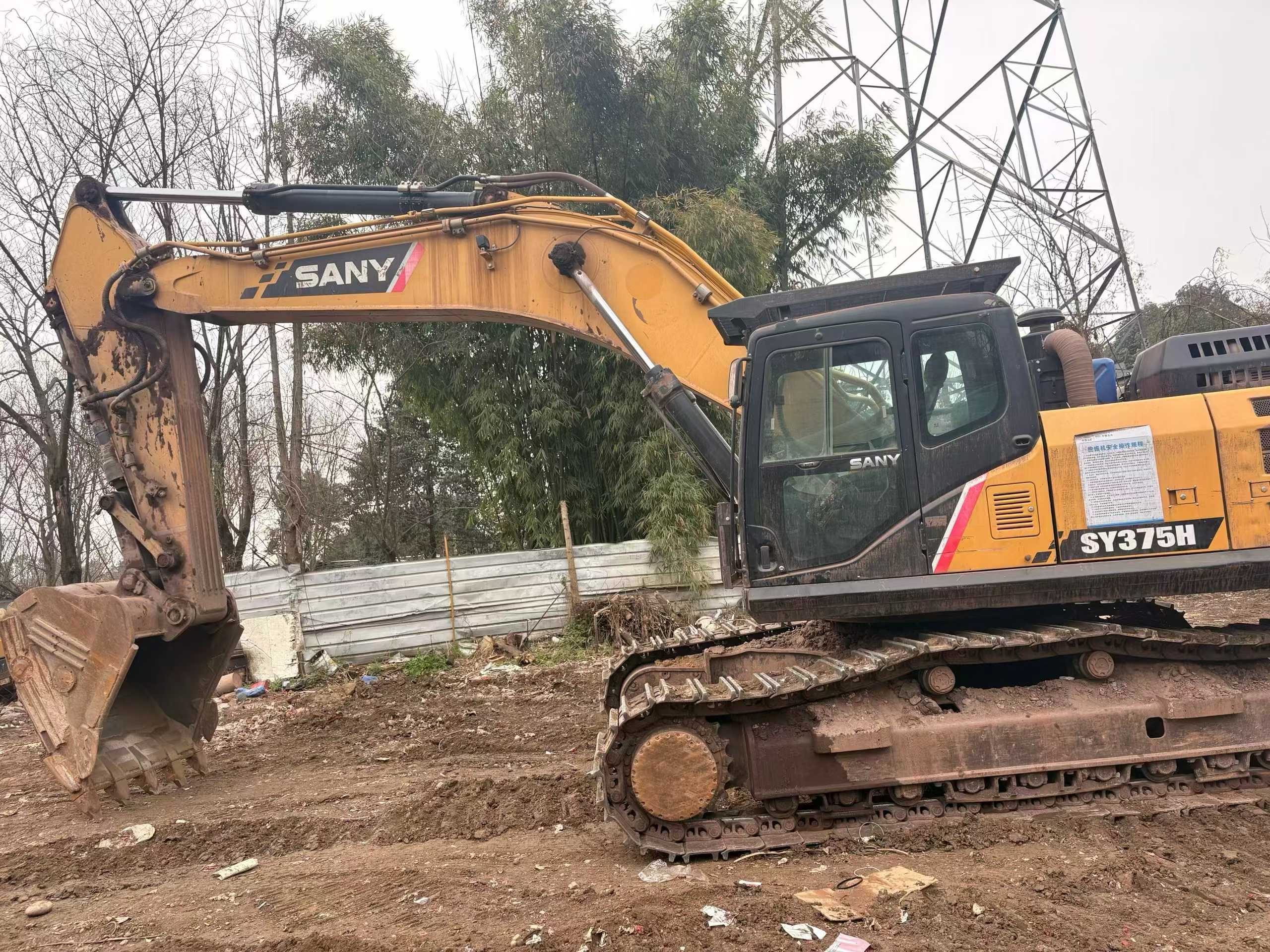 Used Sany SY375H Excavator 2019 Model / 4