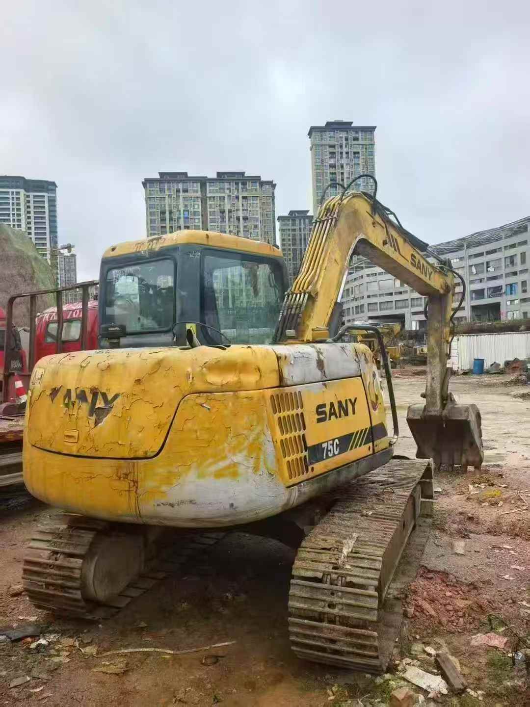 Used Sany SY75C-8 Excavator 2016 Model / 2