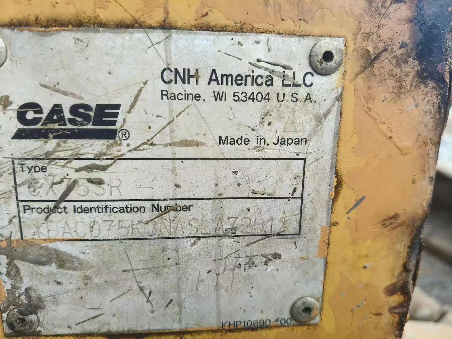 Used Case CX75 Excavator 2015 Model / 7