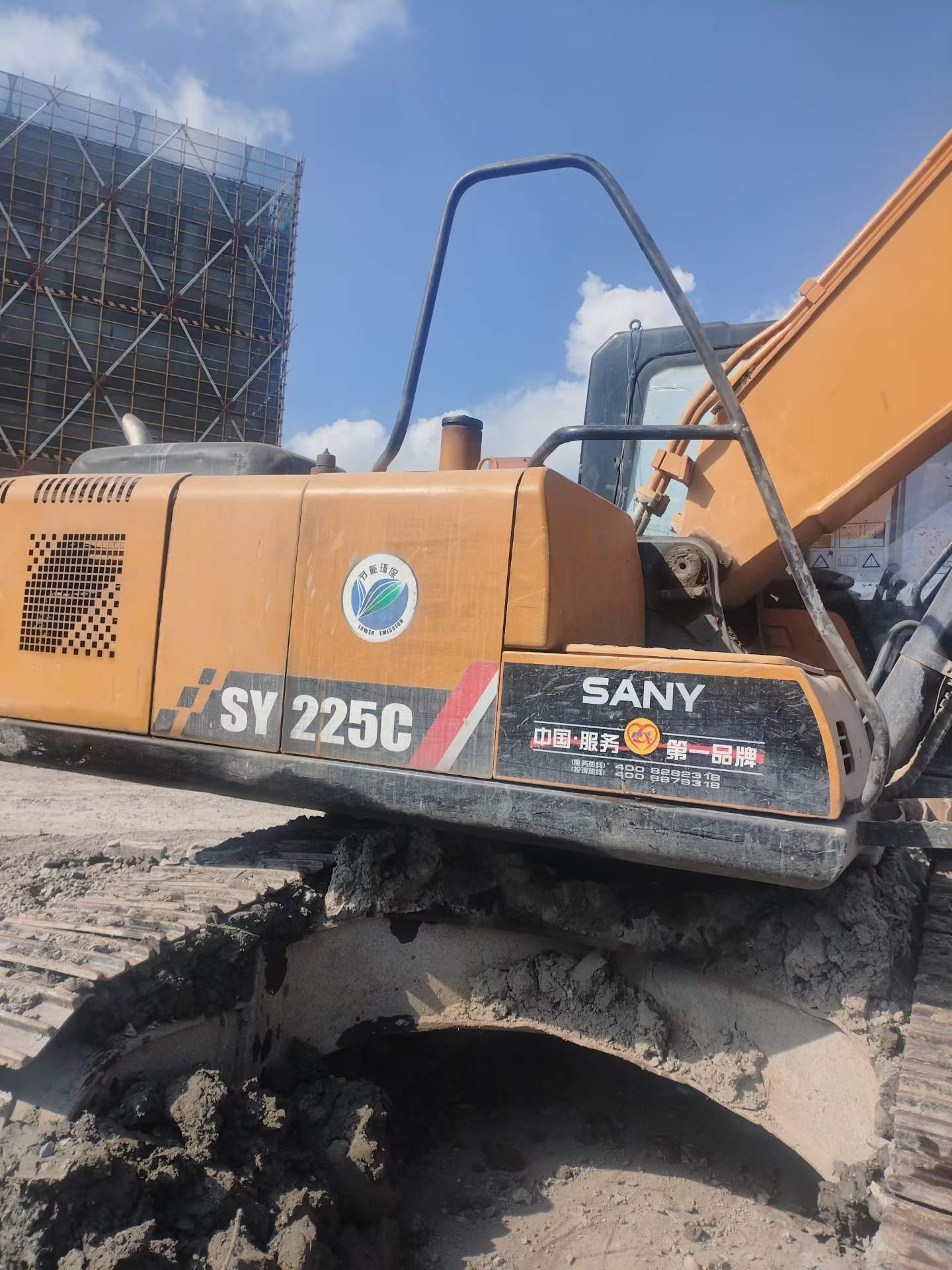 Used Sany SY215C Excavator 2016 Model / 7