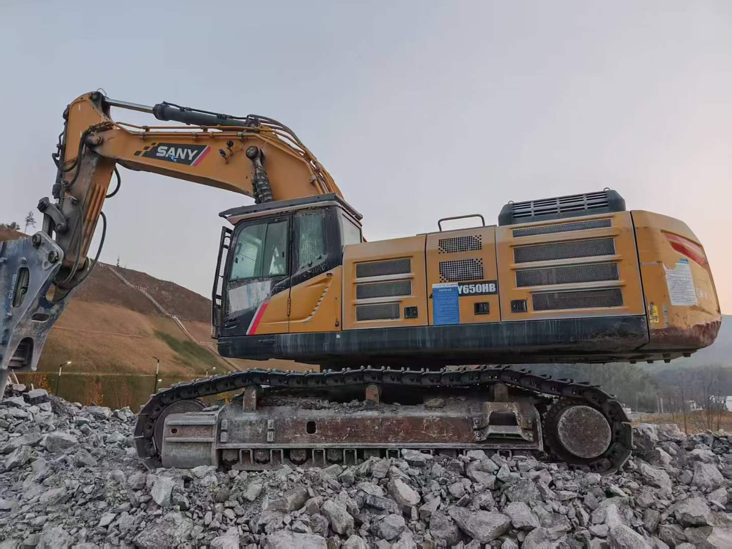 Used Sany SY650H Excavator 2021 Model / 2