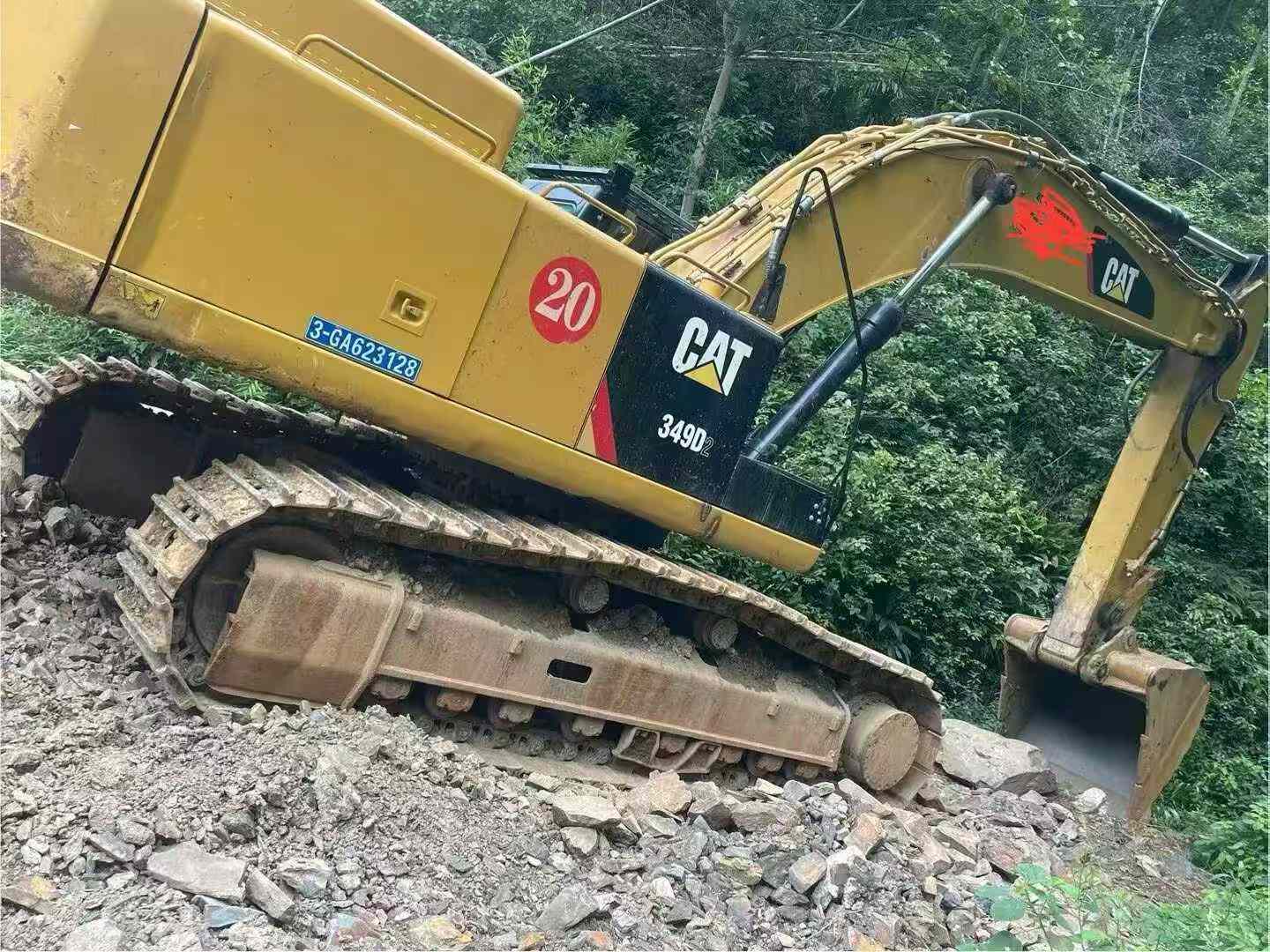 Used Caterpillar 349E Excavator 2019 Model / 6