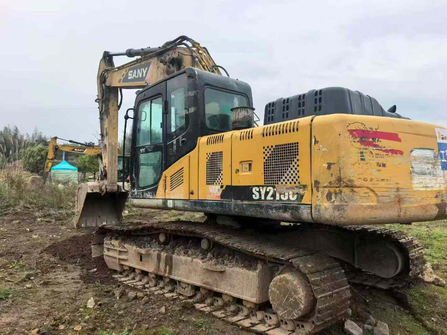Used Sany SY215C Excavator 2018 Model / 6