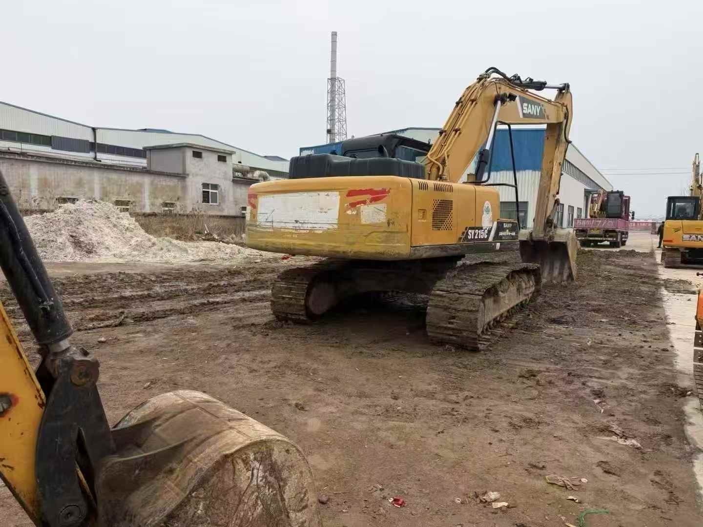 Used Sany SY215C Excavator 2018 Model / 3