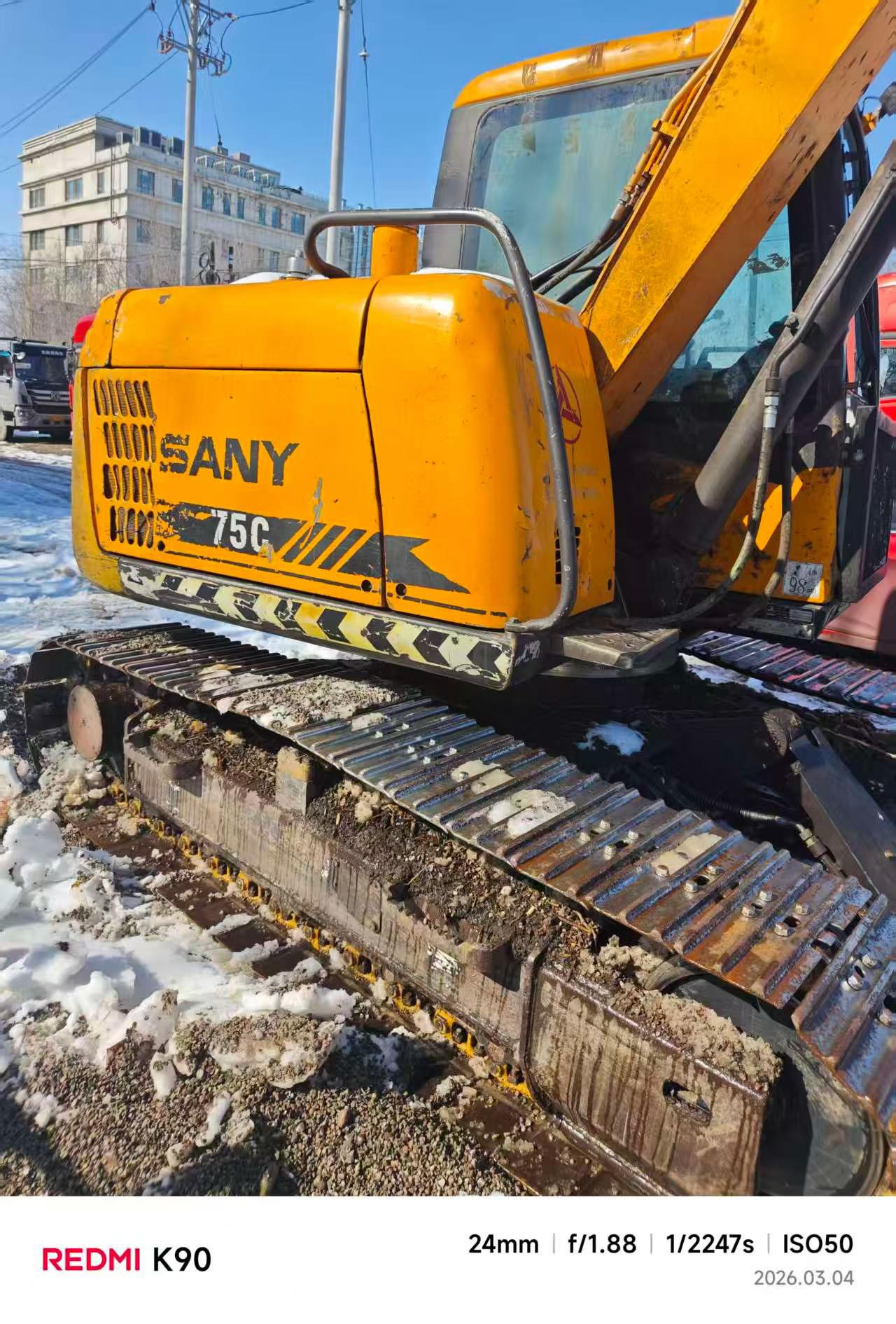 Used Sany SY75C-8 Excavator 2016 Model / 3