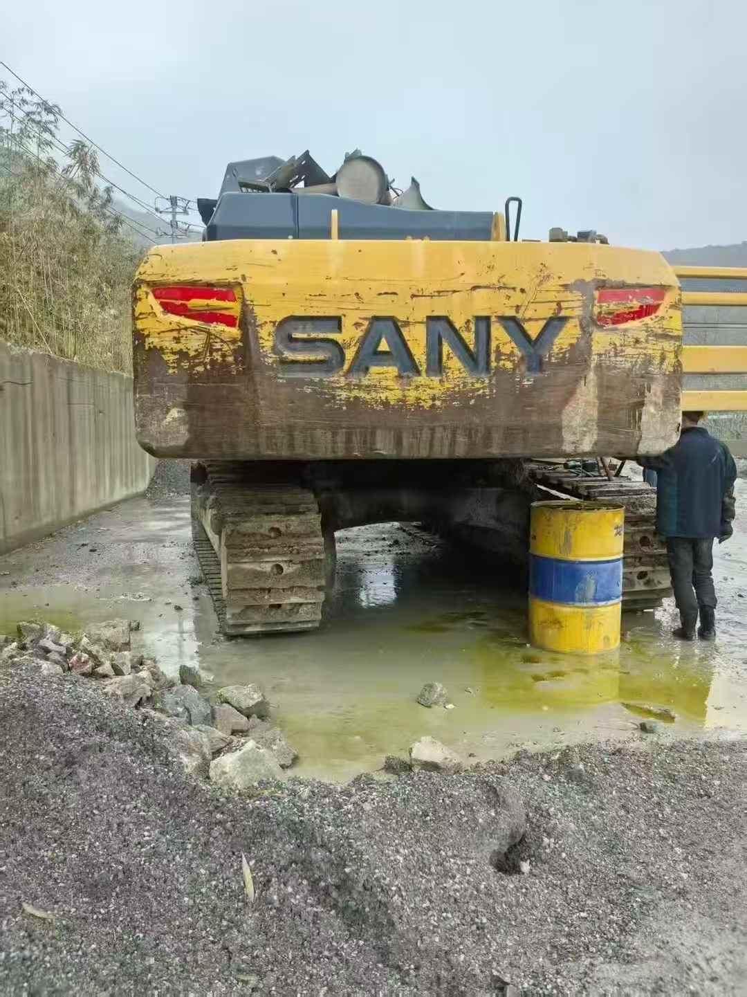 Used Sany SY375H Excavator 2016 Model / 2