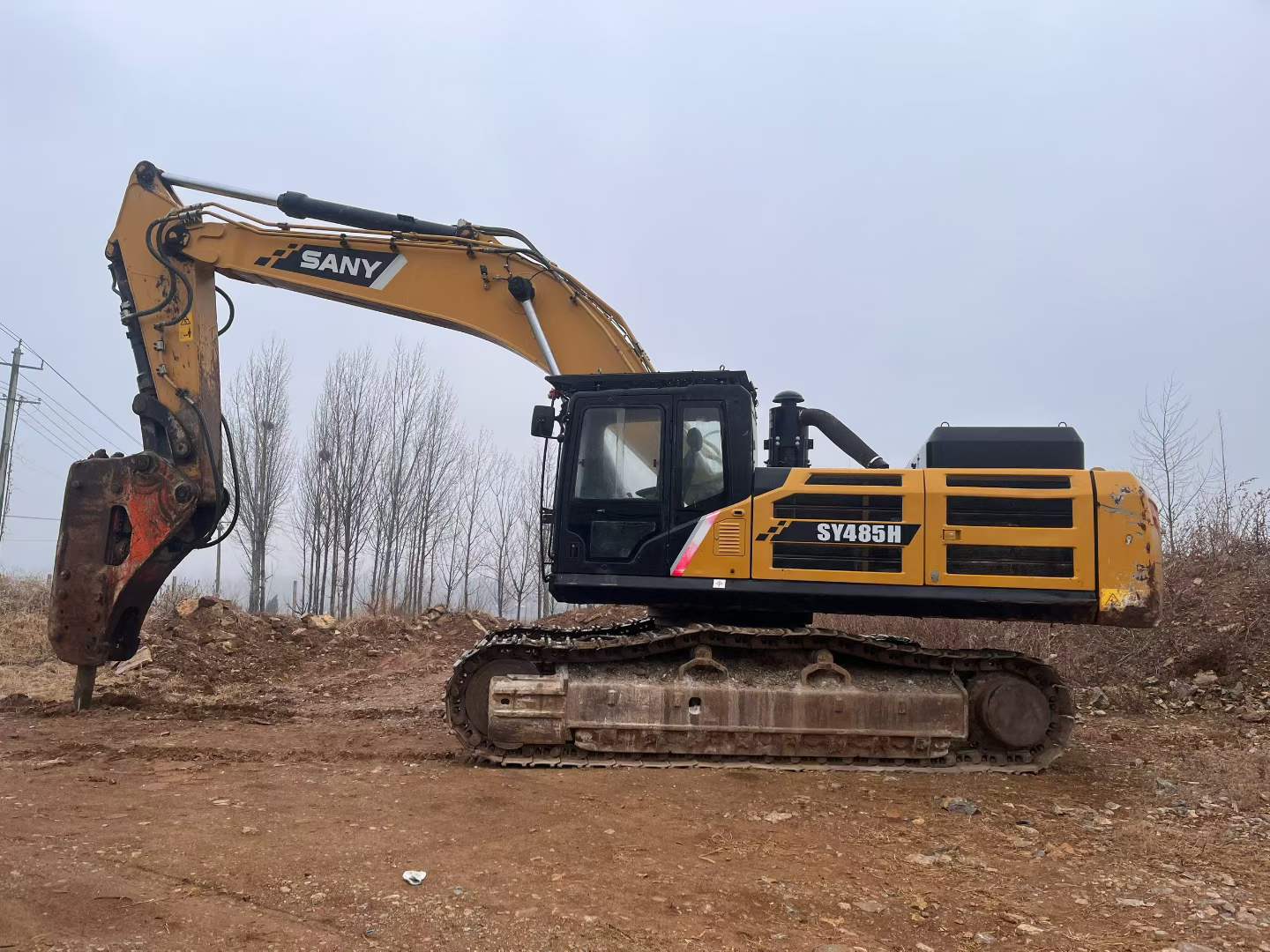 Buy Sany SY485C Used Excavator