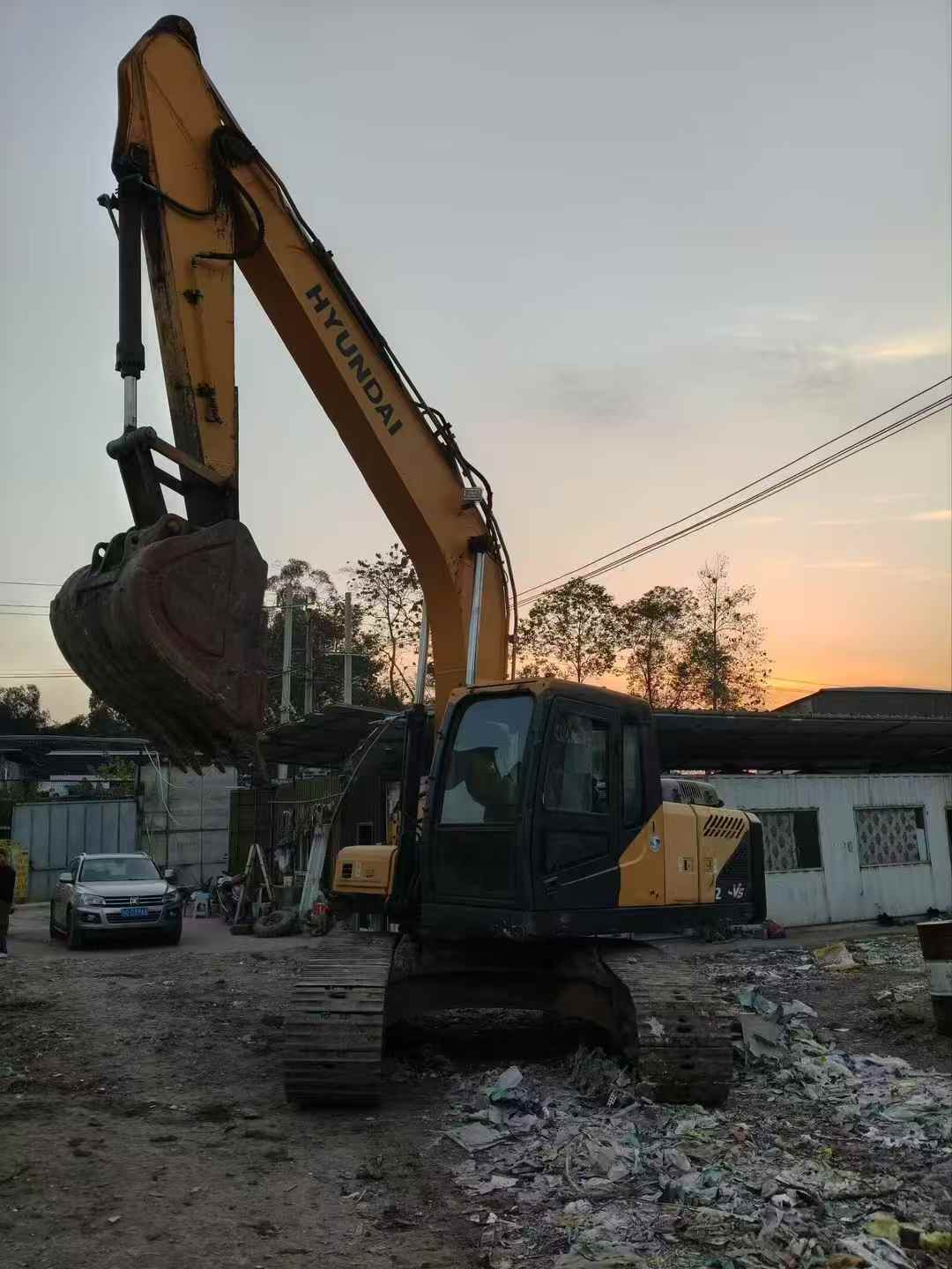 Used Hyundai R215VS Excavator 2018 Model / 2