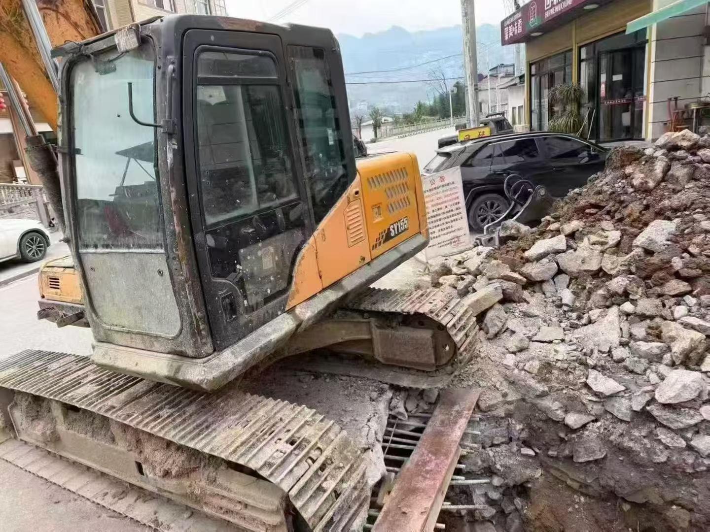 Used Sany SY155-8C Excavator 2016 Model / 6