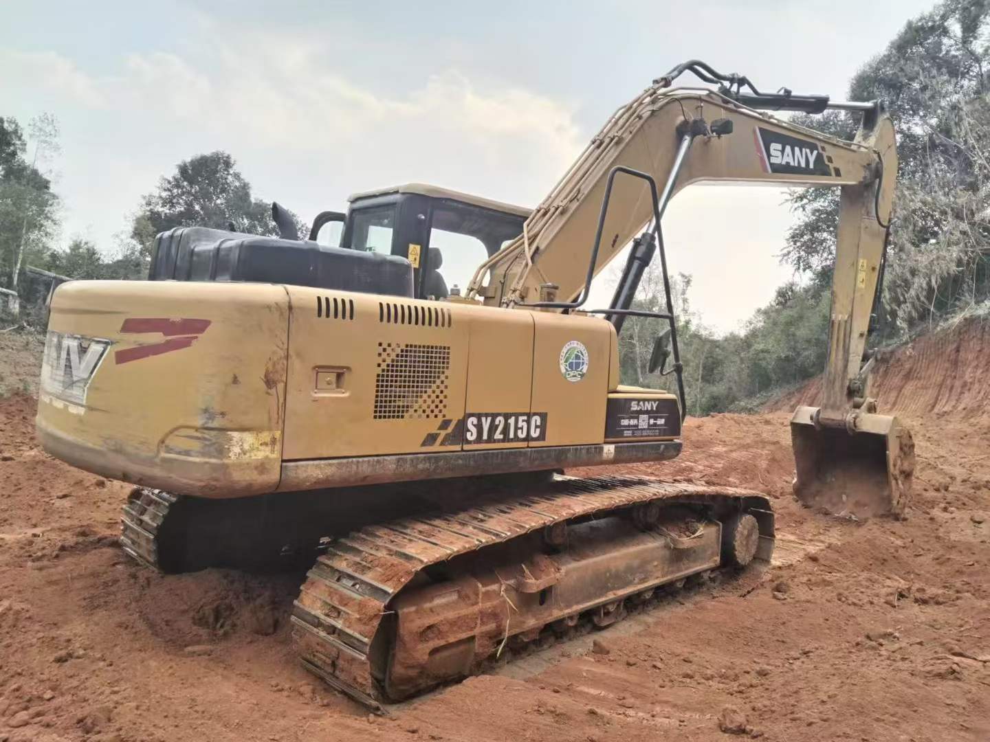 Used Sany SY215C Excavator 2021 Model / 6
