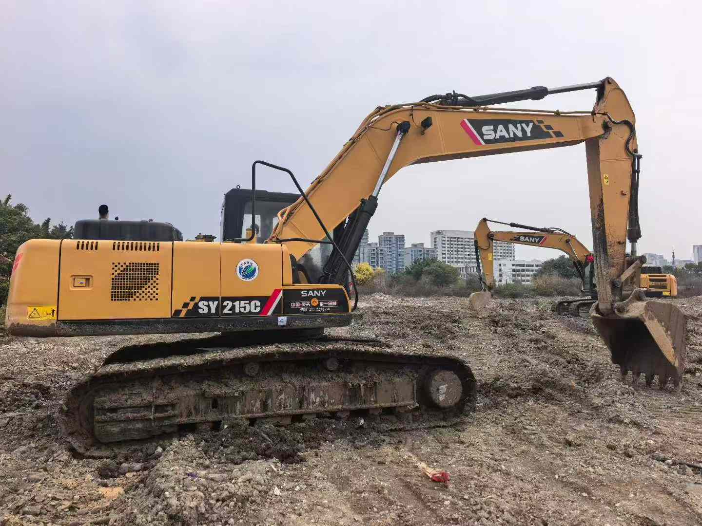 Used Sany SY215C Excavator 2019 Model / 3