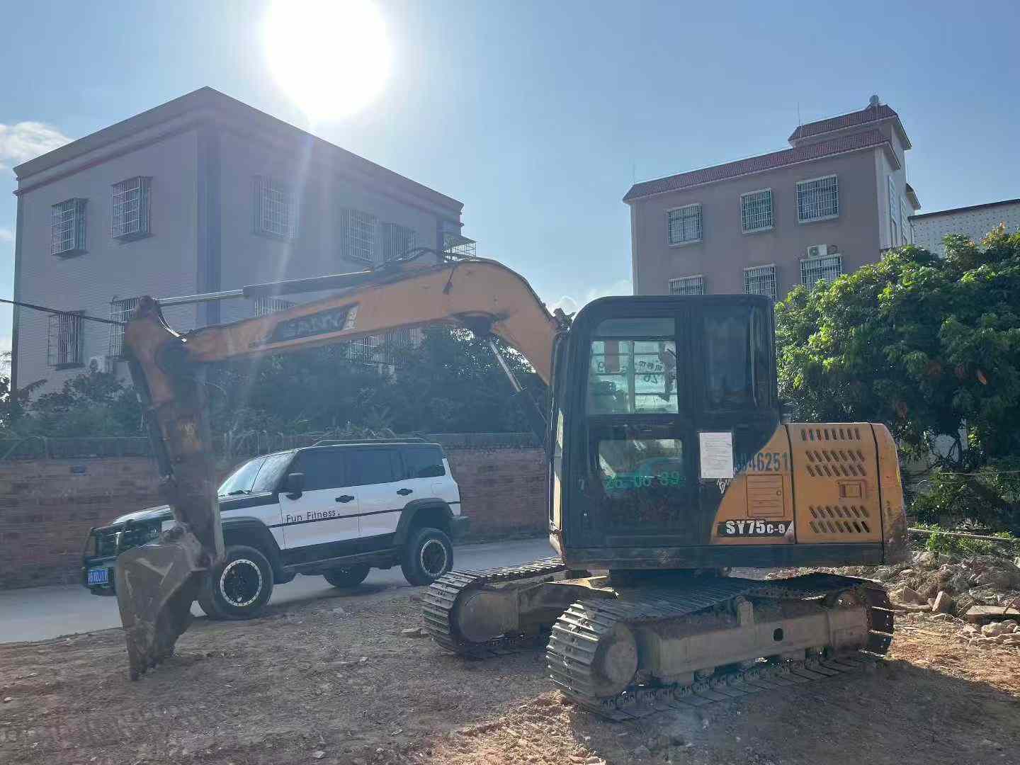 Used Sany SY75C-8 Excavator 2016 Model / 2