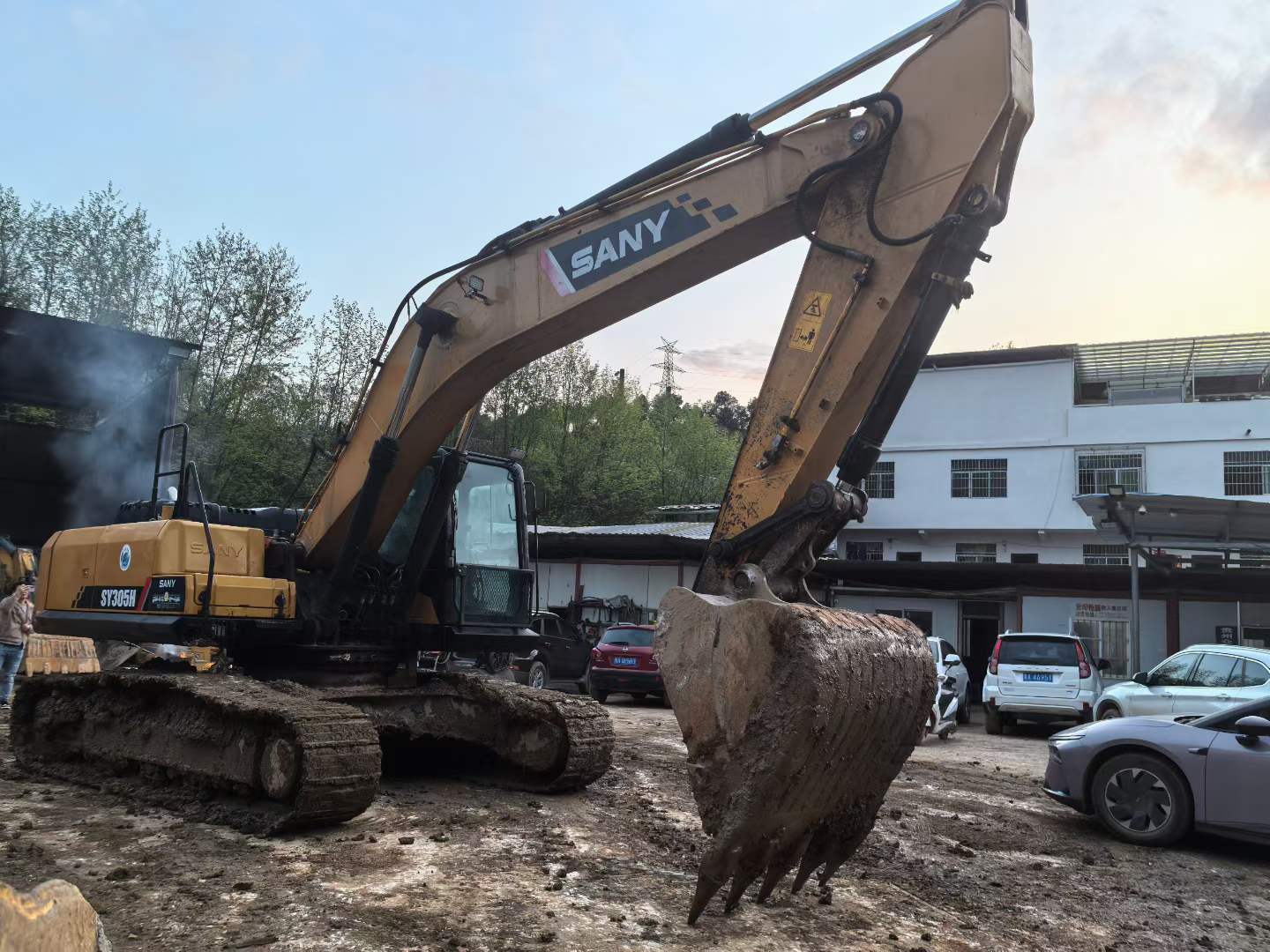 Used Sany SY245H Excavator 2017 Model / 5