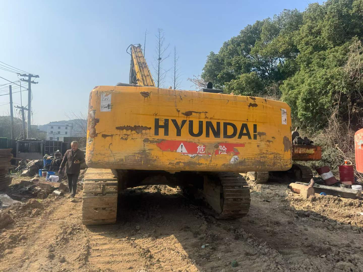 Buy Hyundai R455LC-7 Used Excavator / 8 Used Hyundai R455LC-7 Excavator 2016 Model / 8