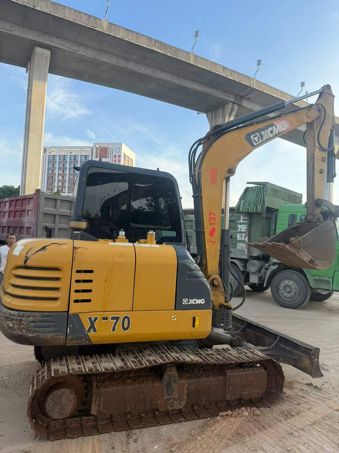 Buy XCMG XE55D Used Excavator / 1