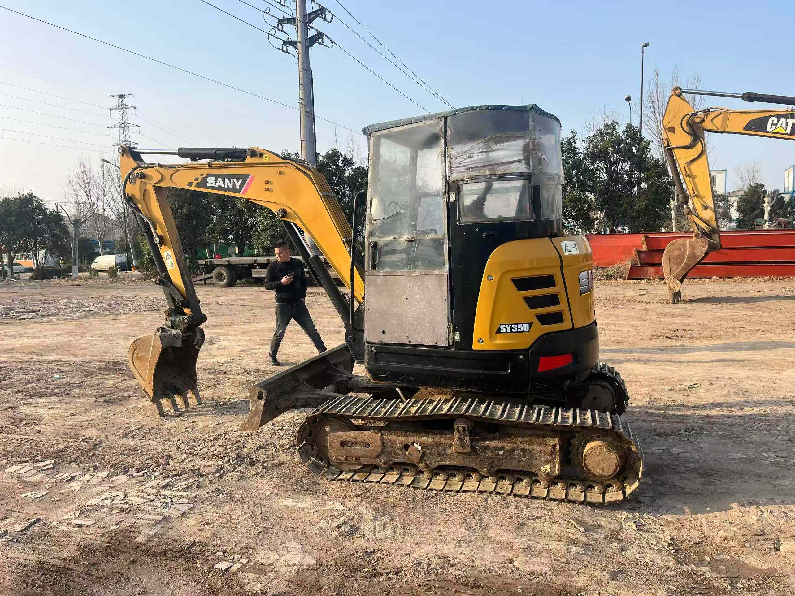 Buy Sany SY35C Used Excavator / 2 Used Sany SY35C Excavator 2016 Model / 2