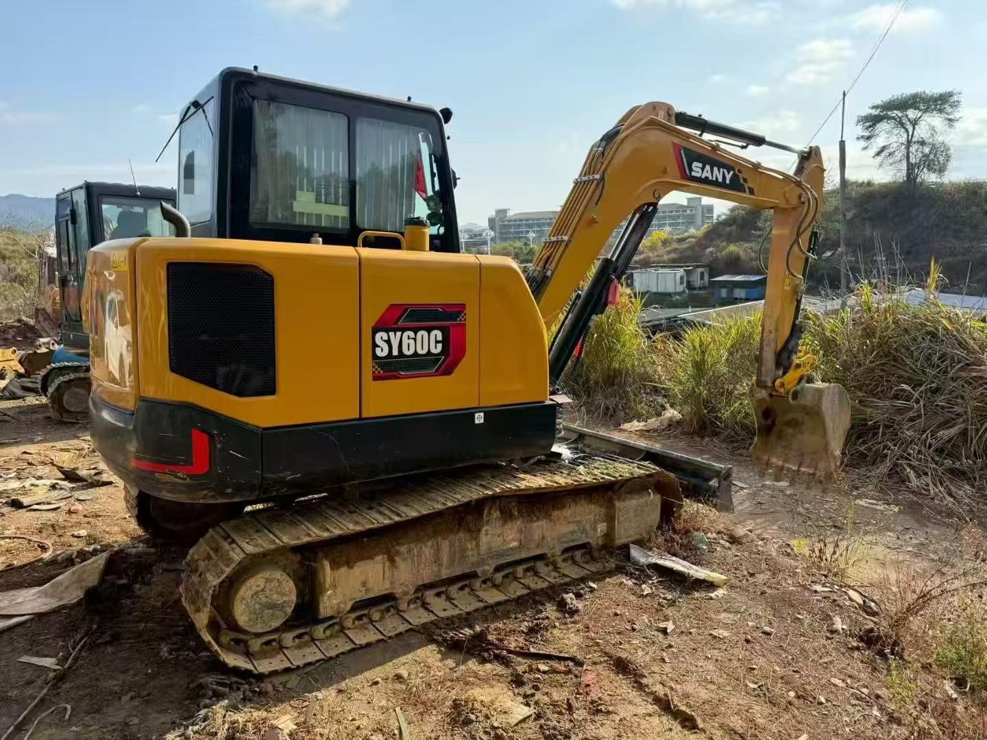 Buy Sany SY60 Used Excavator / 3 Used Sany SY60 Excavator 2024 Model / 3