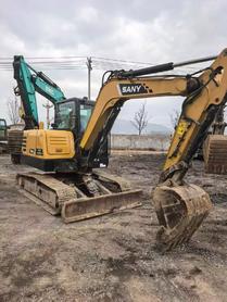 Buy Sany SY60 Used Excavator / 4 Used Sany SY60 Excavator 2016 Model / 4