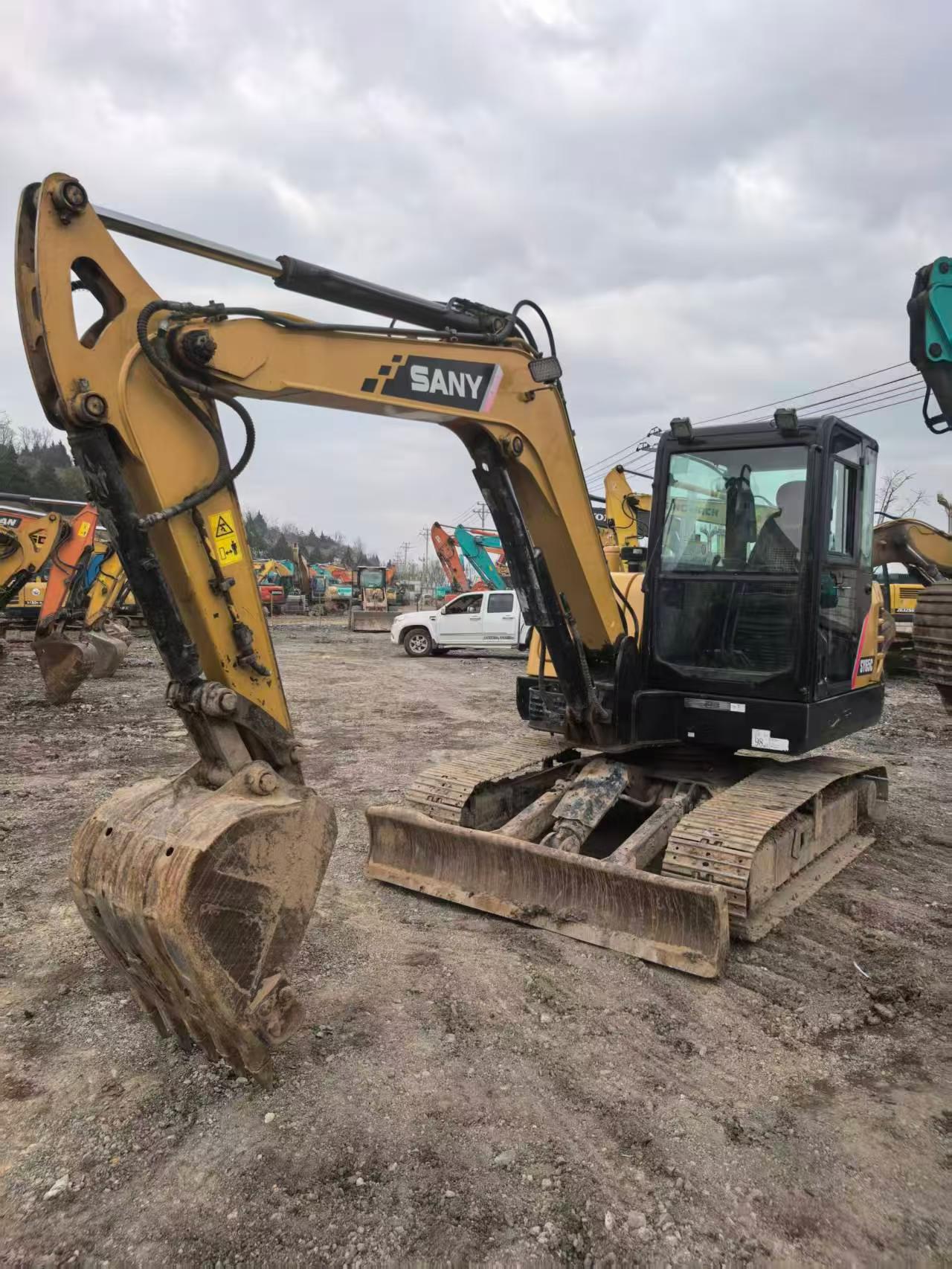 Buy Sany SY60 Used Excavator / 3 Used Sany SY60 Excavator 2016 Model / 3