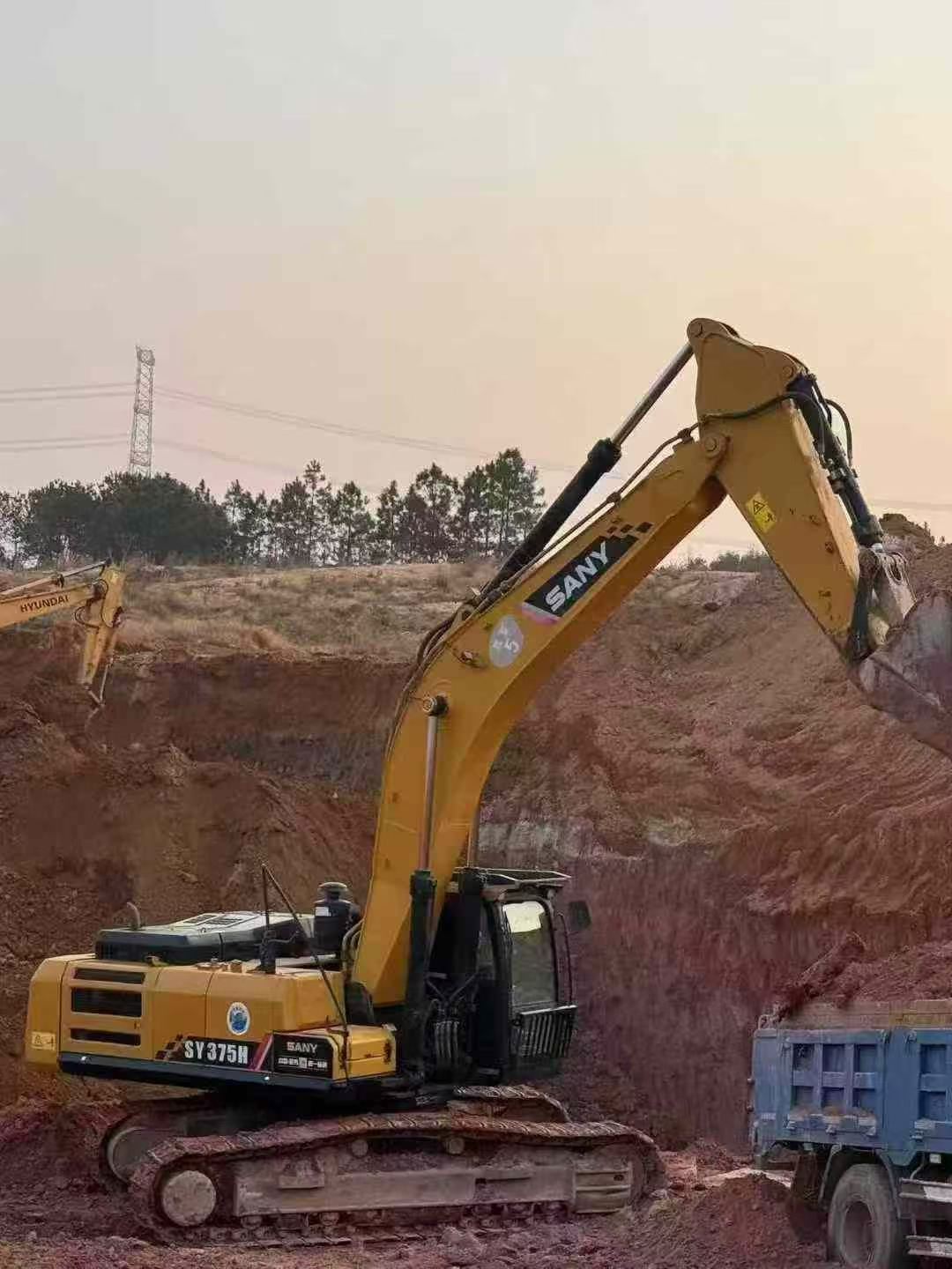 Used Sany SY375H Excavator 2021 Model / 2