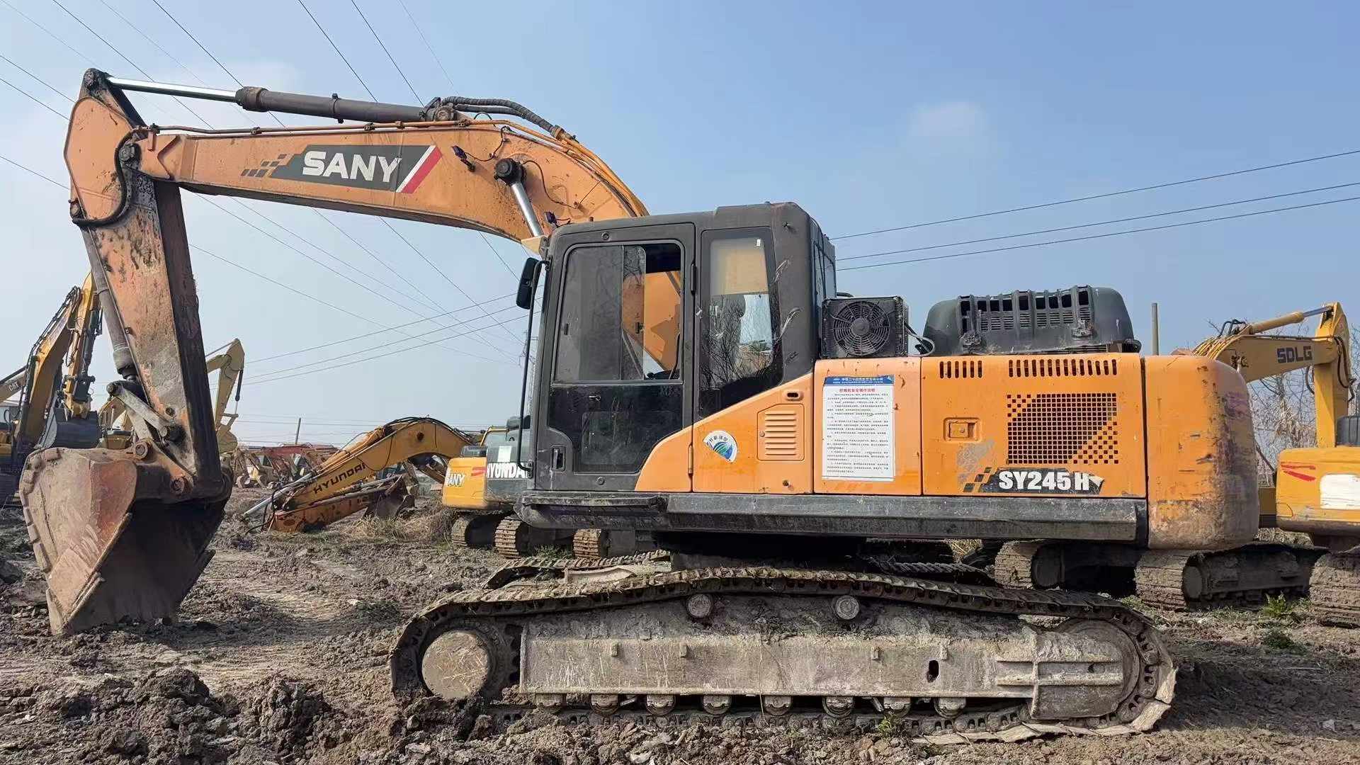 Buy Sany SY245H Used Excavator / 2 Used Sany SY245H Excavator 2014 Model / 2
