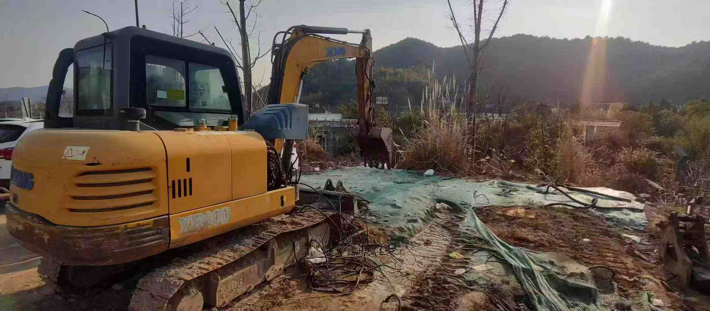 Used XCMG XE55D Excavator 2019 Model / 5