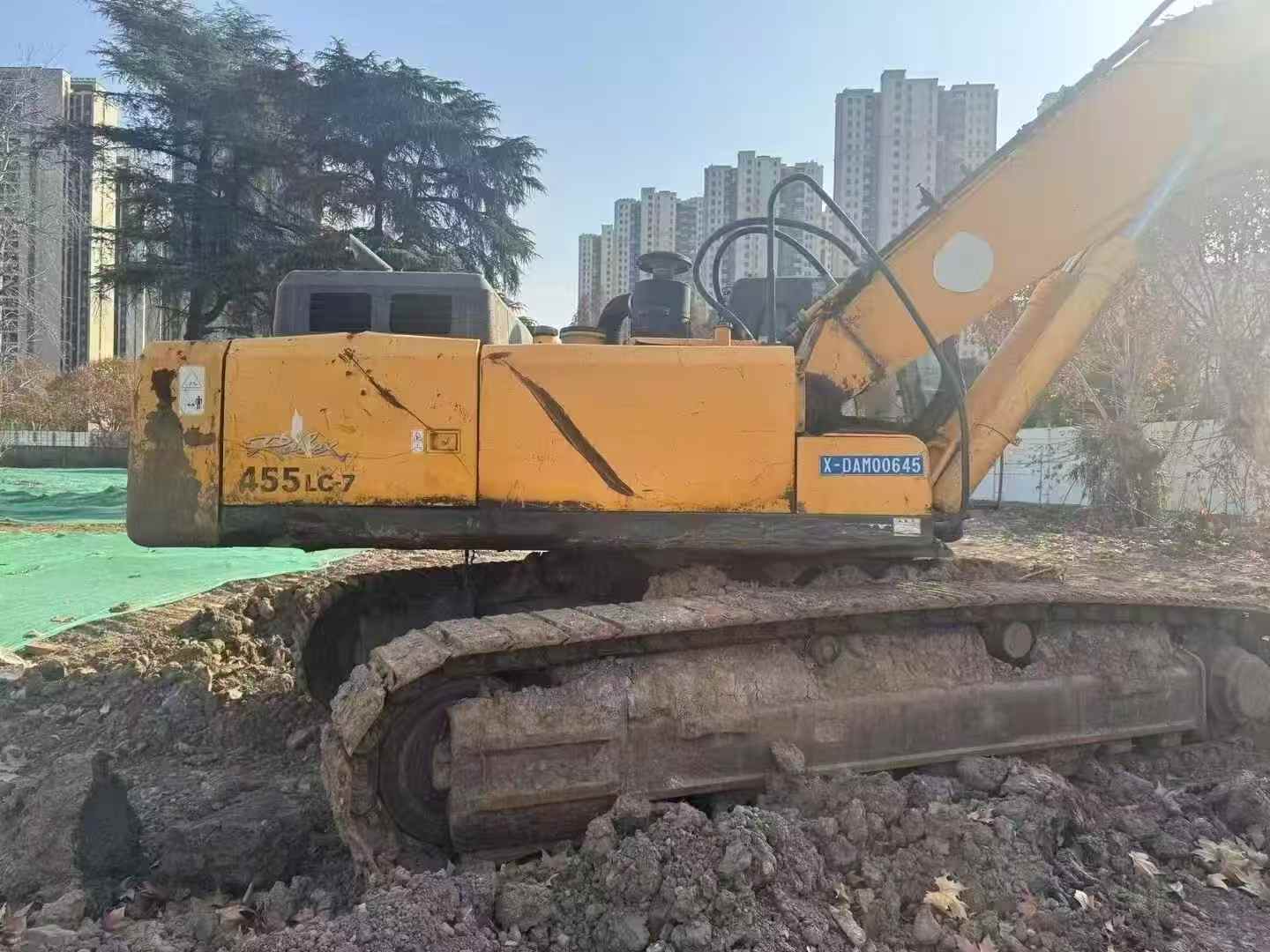 Used Hyundai R455LC-7 Excavator 2016 Model / 2