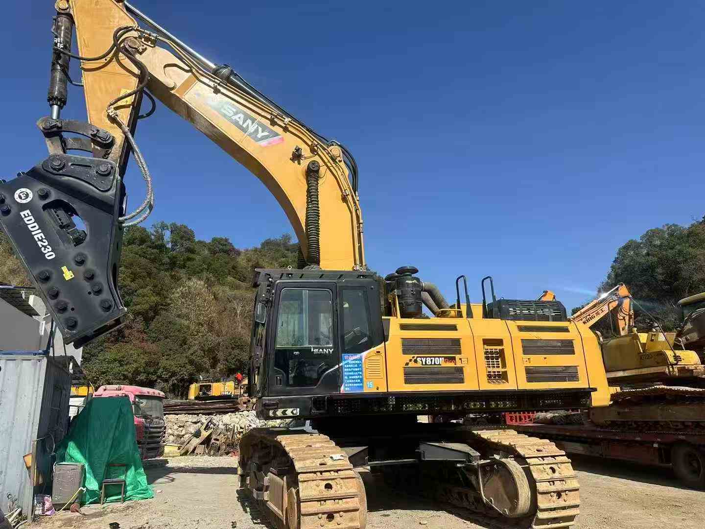 Used Sany SY870H Excavator 2016 Model / 4