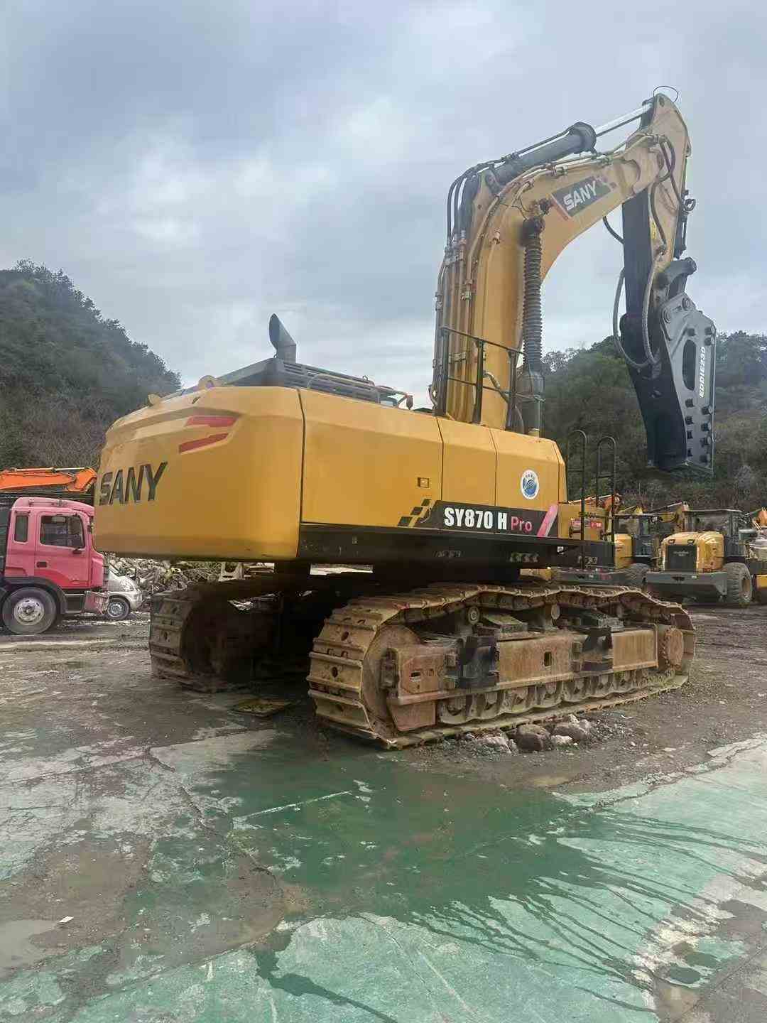 Used Sany SY870H Excavator 2016 Model / 3