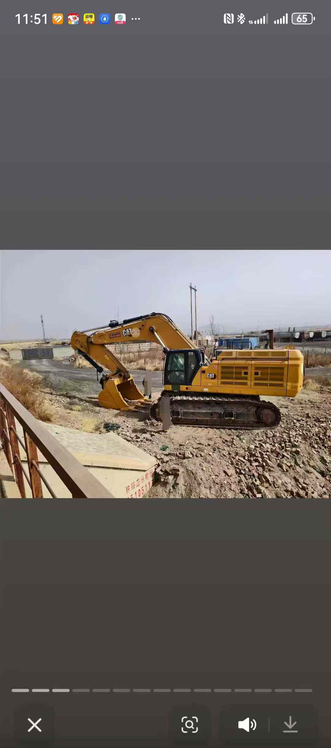 Used Caterpillar 374D Excavator 2023 Model / 2