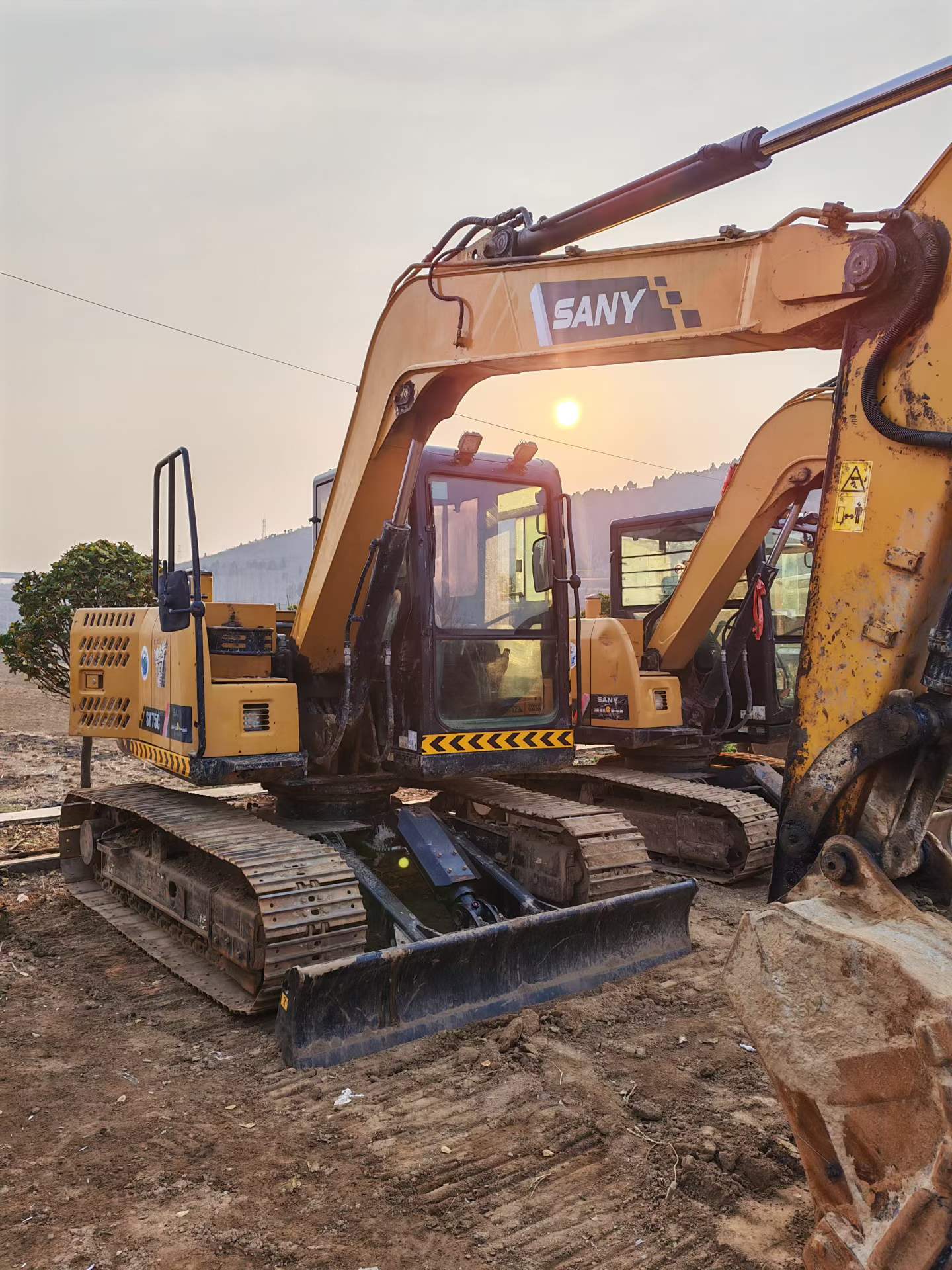 Used Sany SY75 Excavator 2019 Model / 2