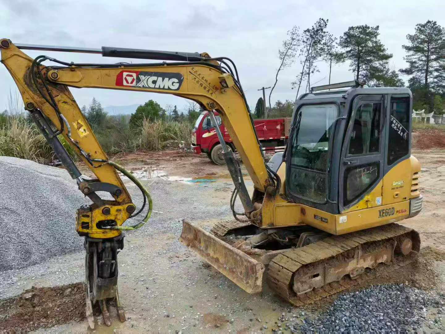 Buy XCMG XE60D Used Excavator / 9