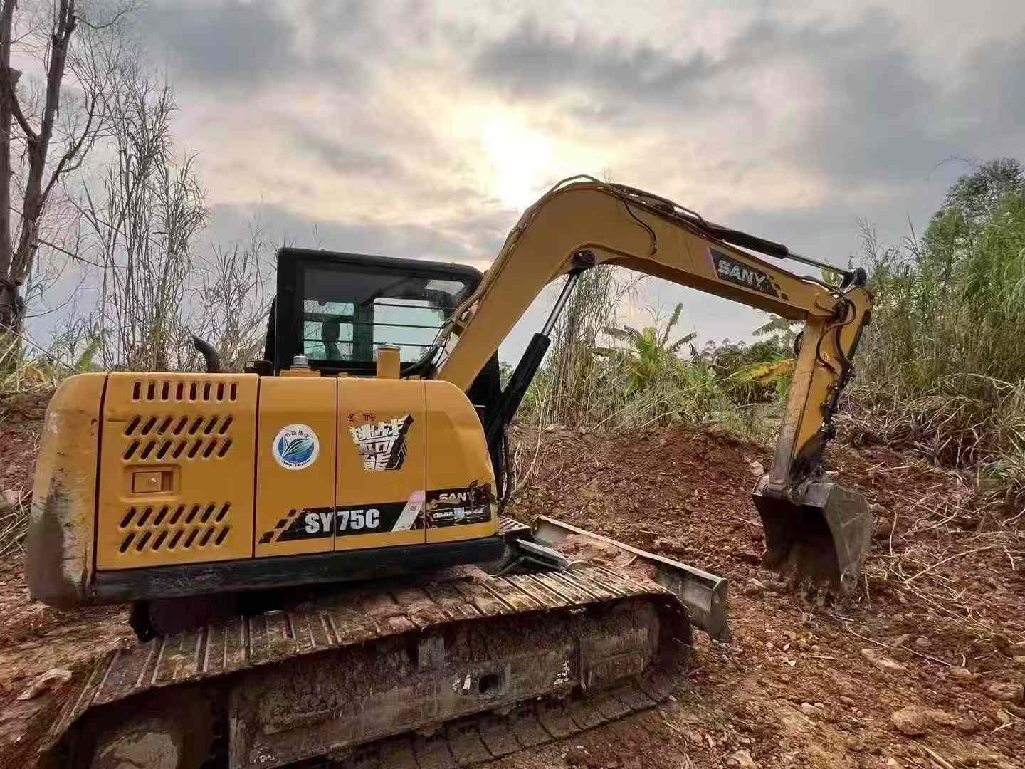 Buy Sany SY75 Used Excavator / 9