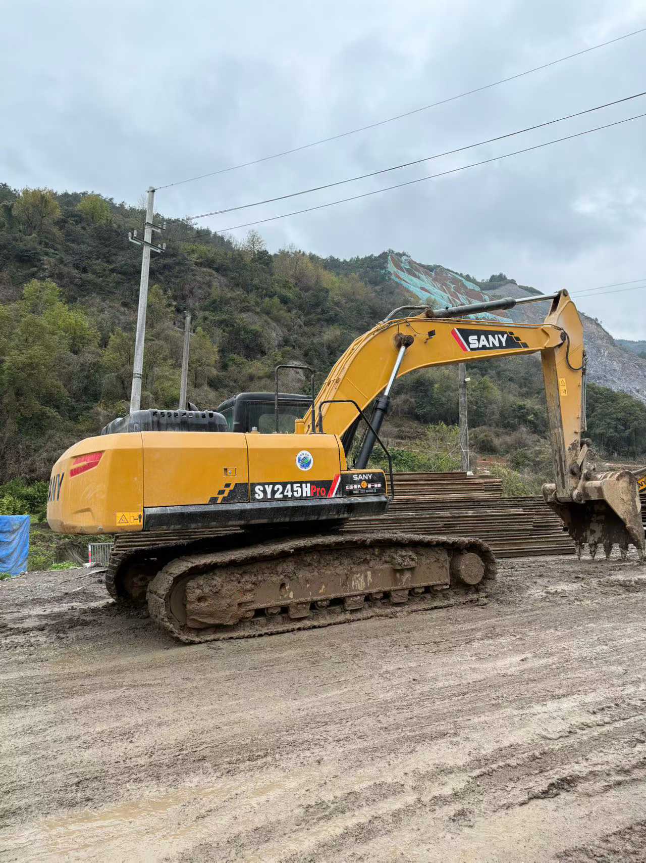 Buy Sany SY245H Used Excavator / 4